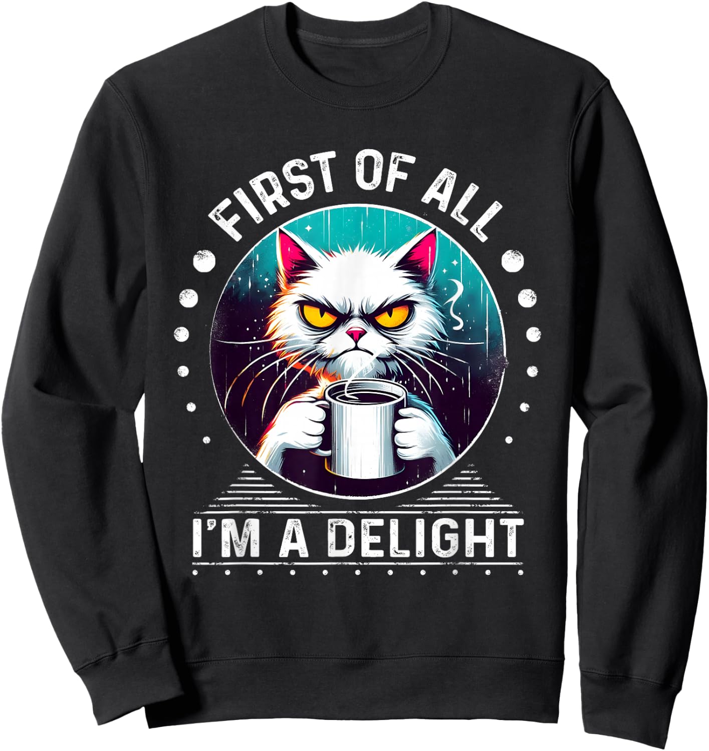 First of all, I Am a Joy Sarcastic Sweatshirt - Sweatshirt | Black