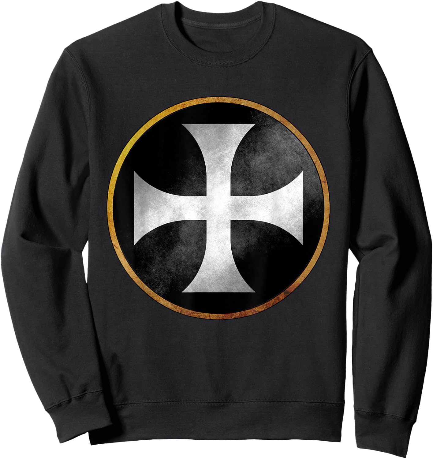 Knights Templar Cross Sweatshirt - Sweatshirt | Black