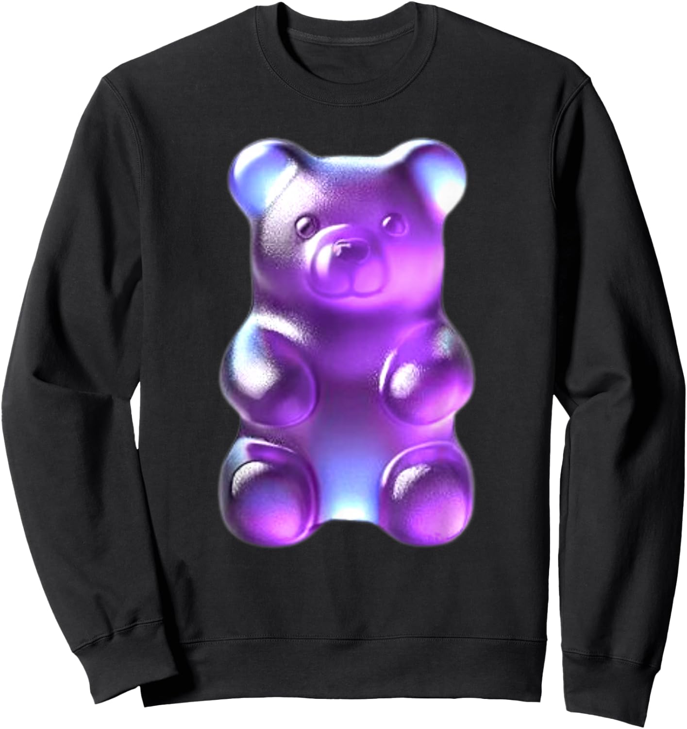 Purple Gummy Bear Sweatshirt - Sweatshirt | Black