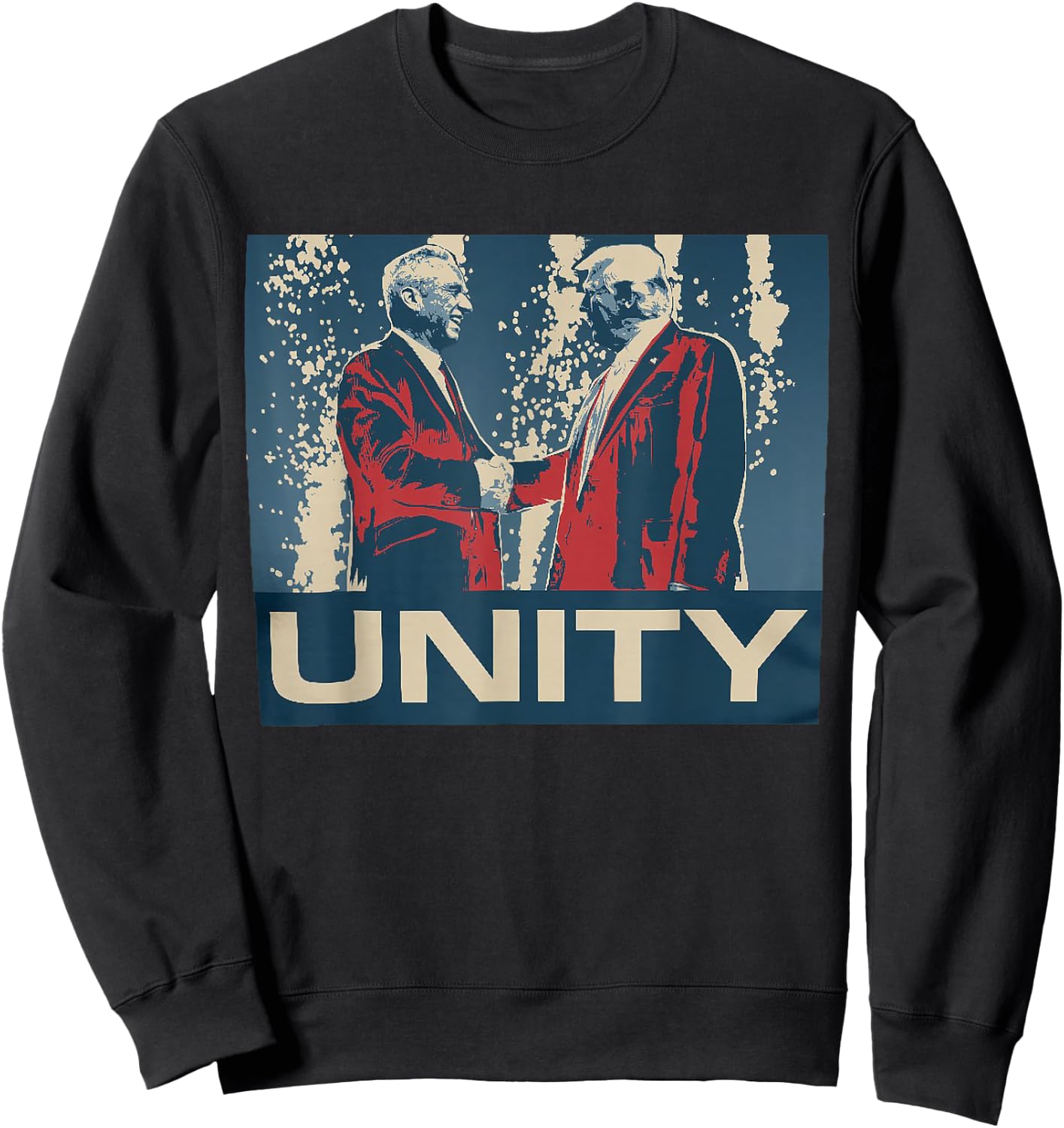 Vintage Retro Robert Kennedy Jr. RFK JR For Trump Unity 2024 Sweatshirt - Sweatshirt | Black