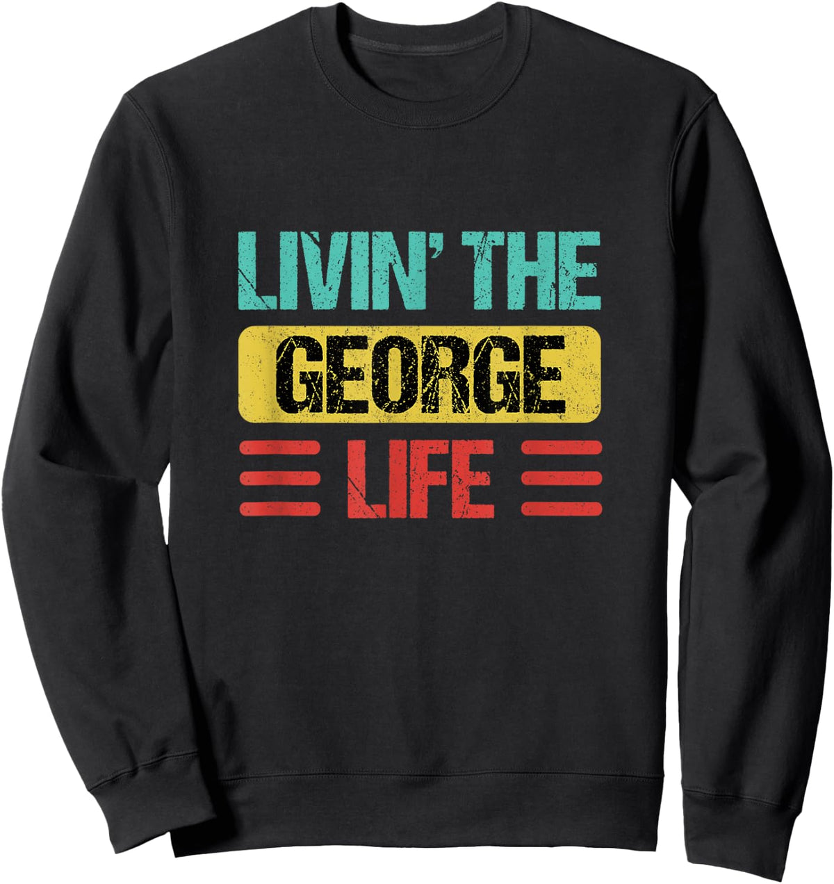 George Name Sweatshirt - Sweatshirt | Black