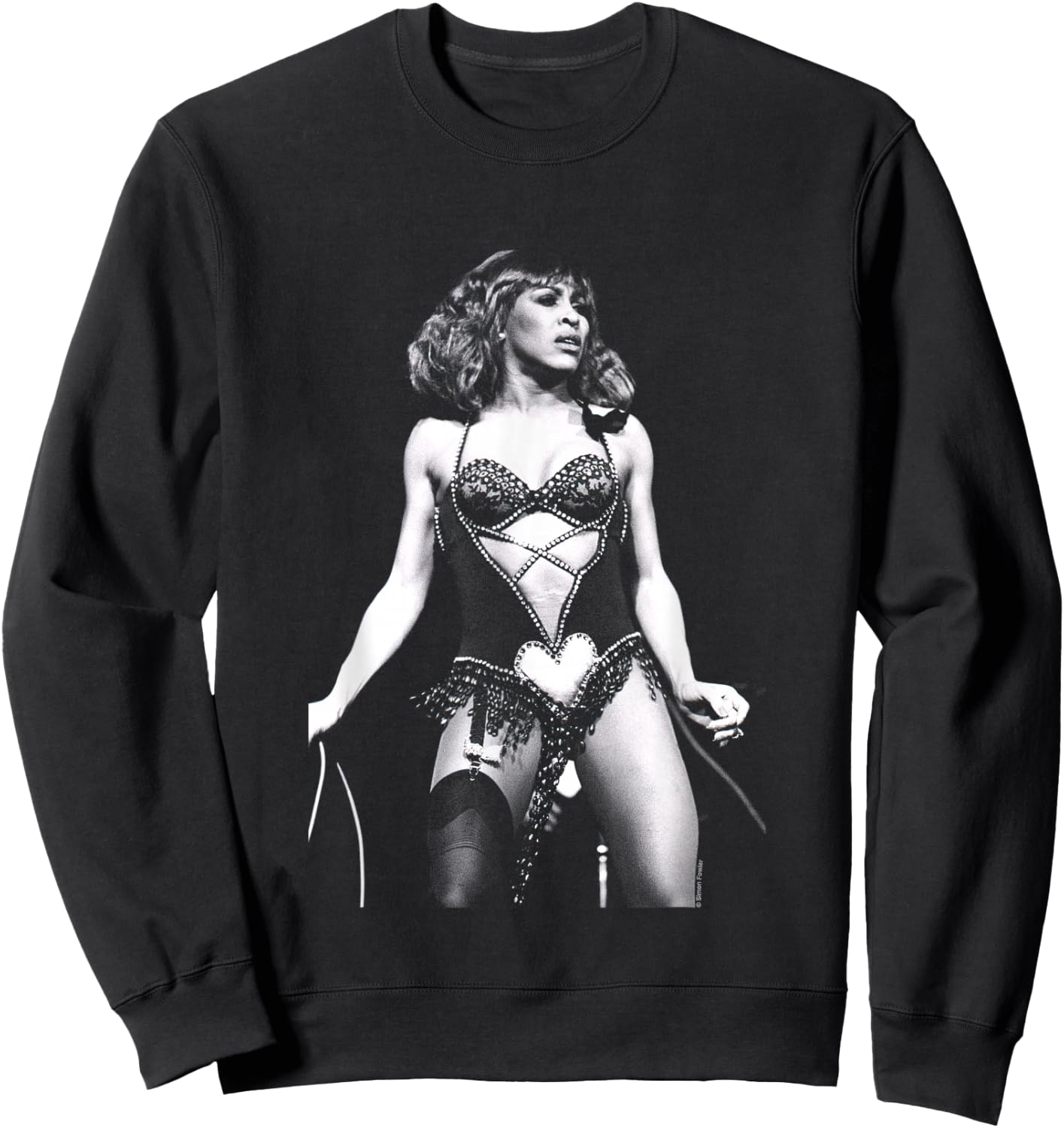 Tina Turner Live In London 1978 By Simon Fowler Sweatshirt - Sweatshirt | Black