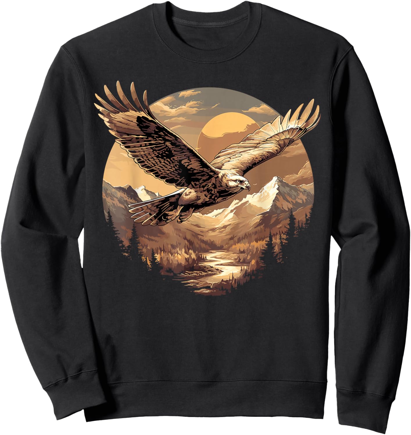 Hawks Hawk Sweatshirt - Sweatshirt | Black
