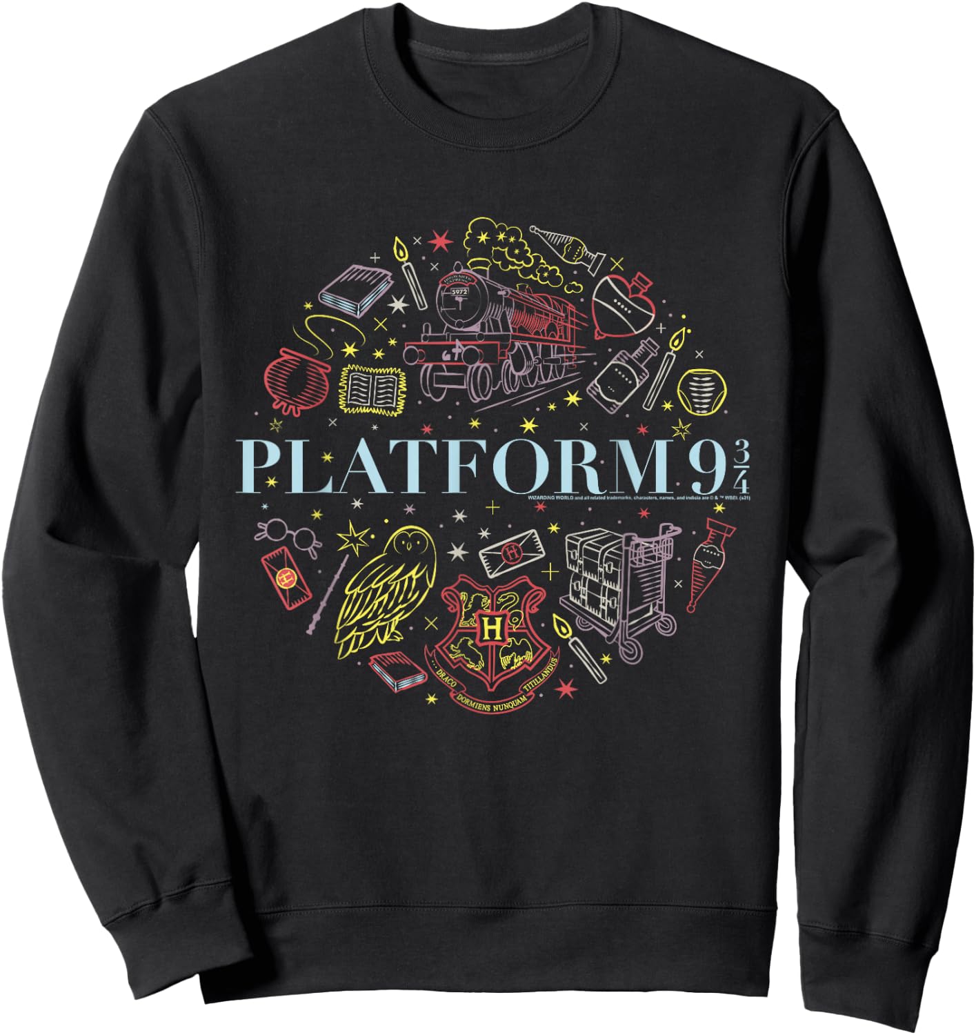 Harry Potter Platform 9 3/4 Sweatshirt - Sweatshirt | Black