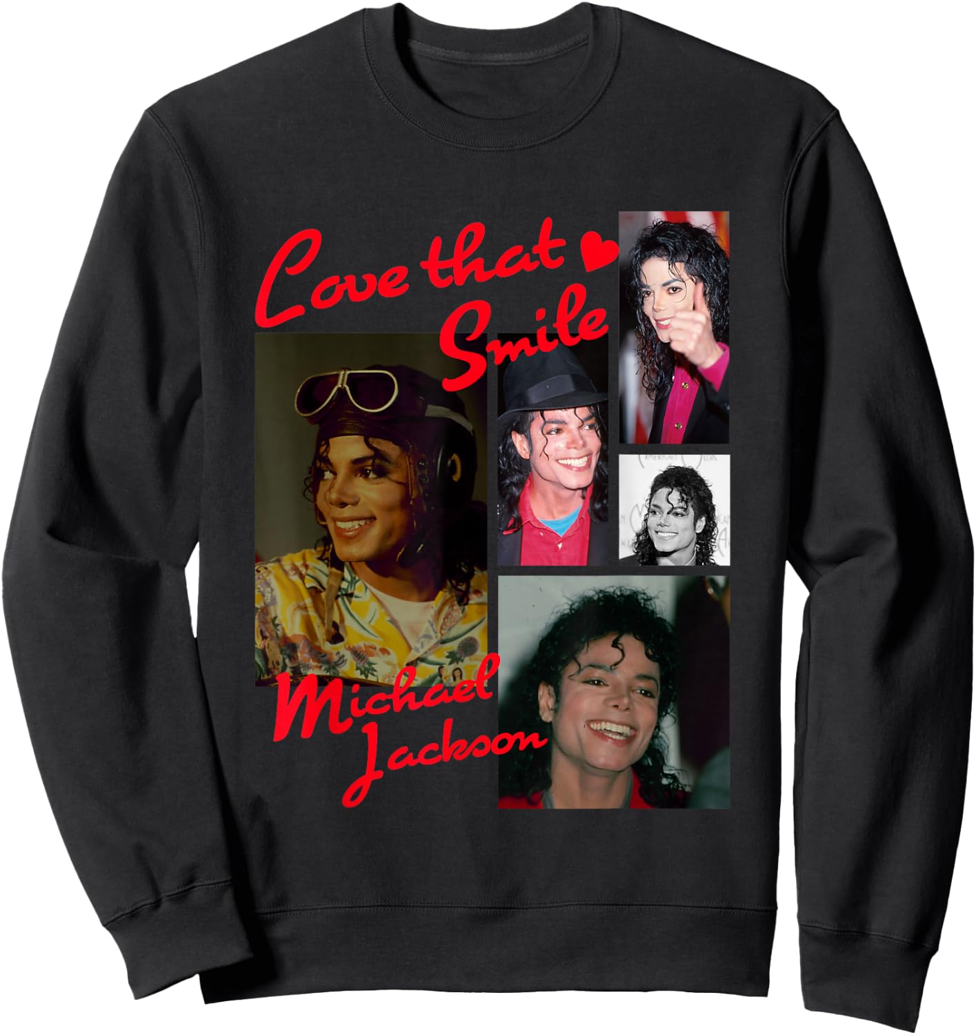 The King of Pop - Adults - Black - Small - Short Sleeve - Cotton Blend - Michael Jackson Fans Sweatshirt - Sweatshirt | Black