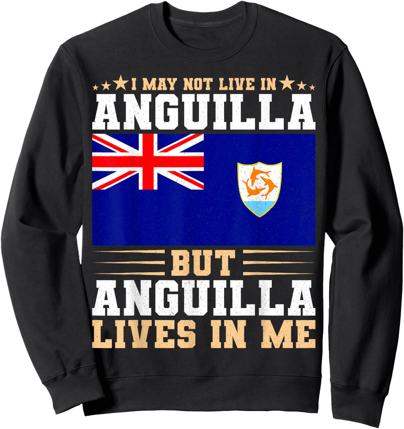 Anguilla Sweatshirt - Sweatshirt | Black
