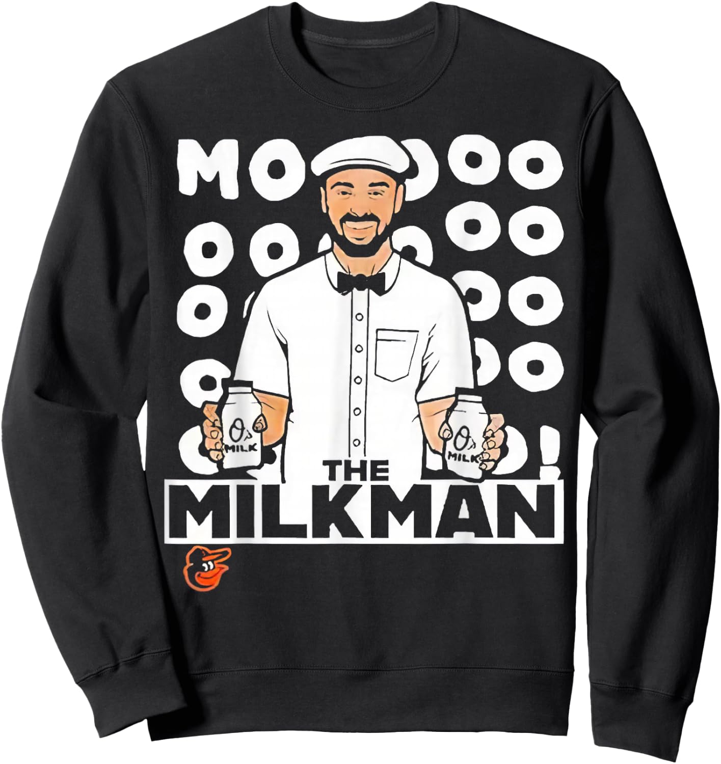 Cowser Moooo The Milkman Sweatshirt - Sweatshirt | Black
