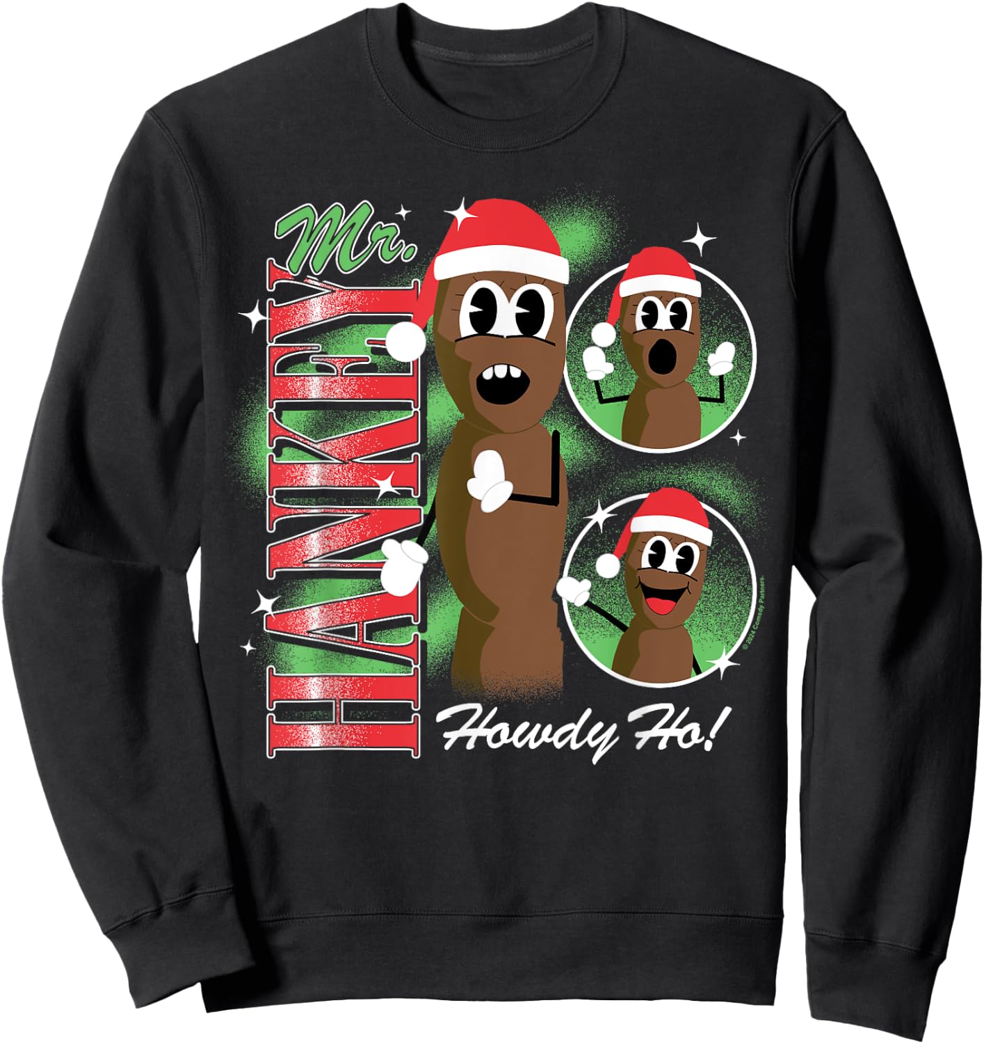 South Park - Christmas Mr. Hankey Howdy Ho Black Sweatshirt - Sweatshirt | Black