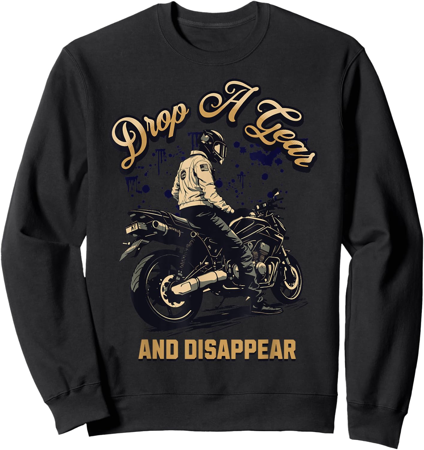 Funny Motorcycle Riders For Motorbike Biker Men Women Sweatshirt - Sweatshirt | Black