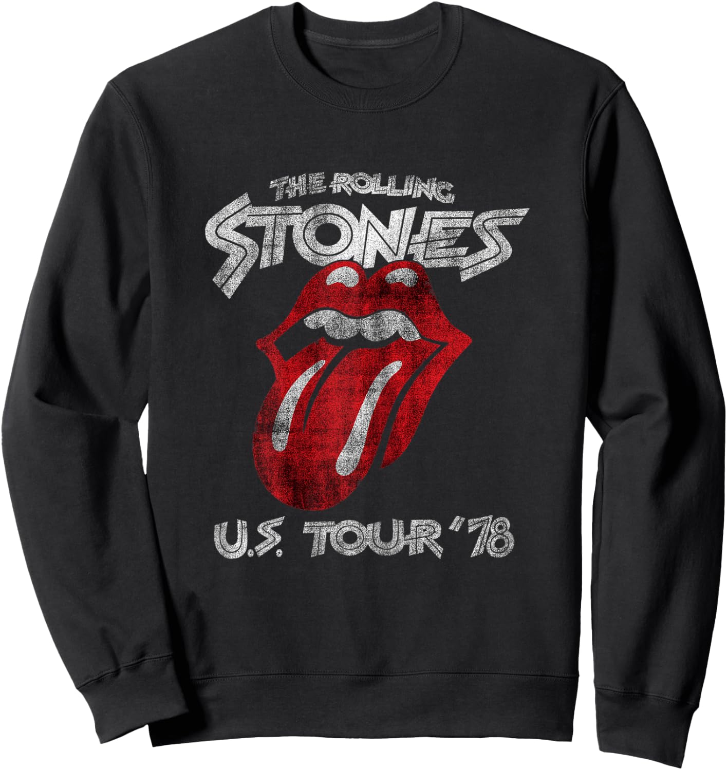 Rolling Stones U.S. Tour 1978 Sweatshirt - Sweatshirt | Black