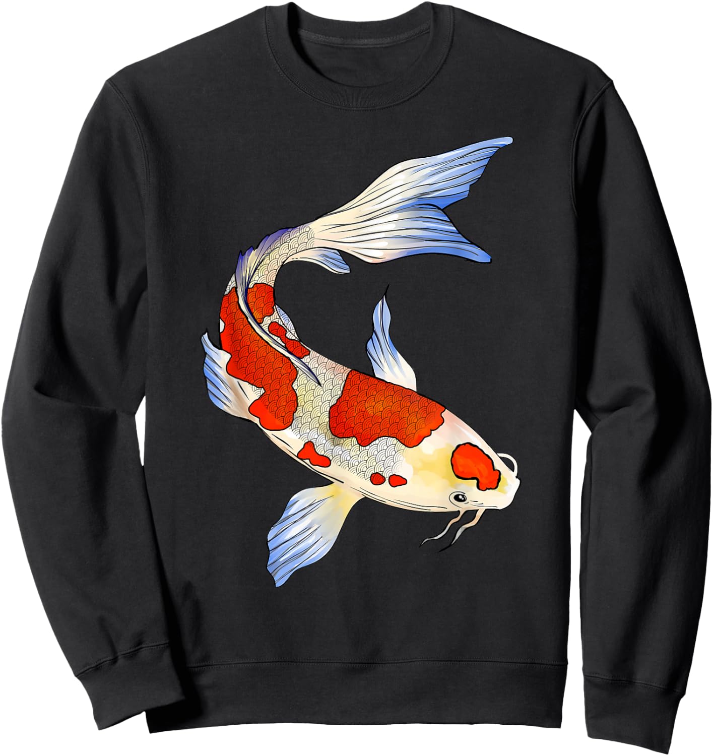 Koi Fish Funny Japanese Chinese Carp Breeder Men Women Gifts Sweatshirt - Sweatshirt | Black