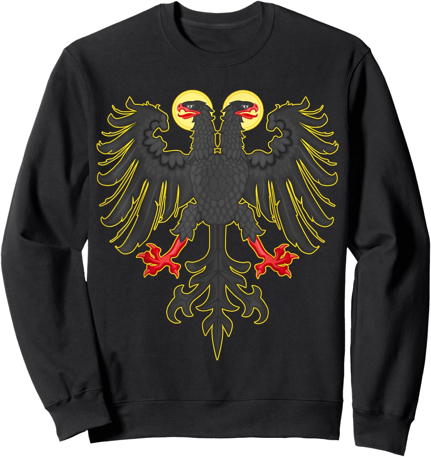 Historian's Choice HRE Holy Roman Empire Reichsadler Imperial Eagle Flag , Small, Black Sweatshirt - Sweatshirt | Black