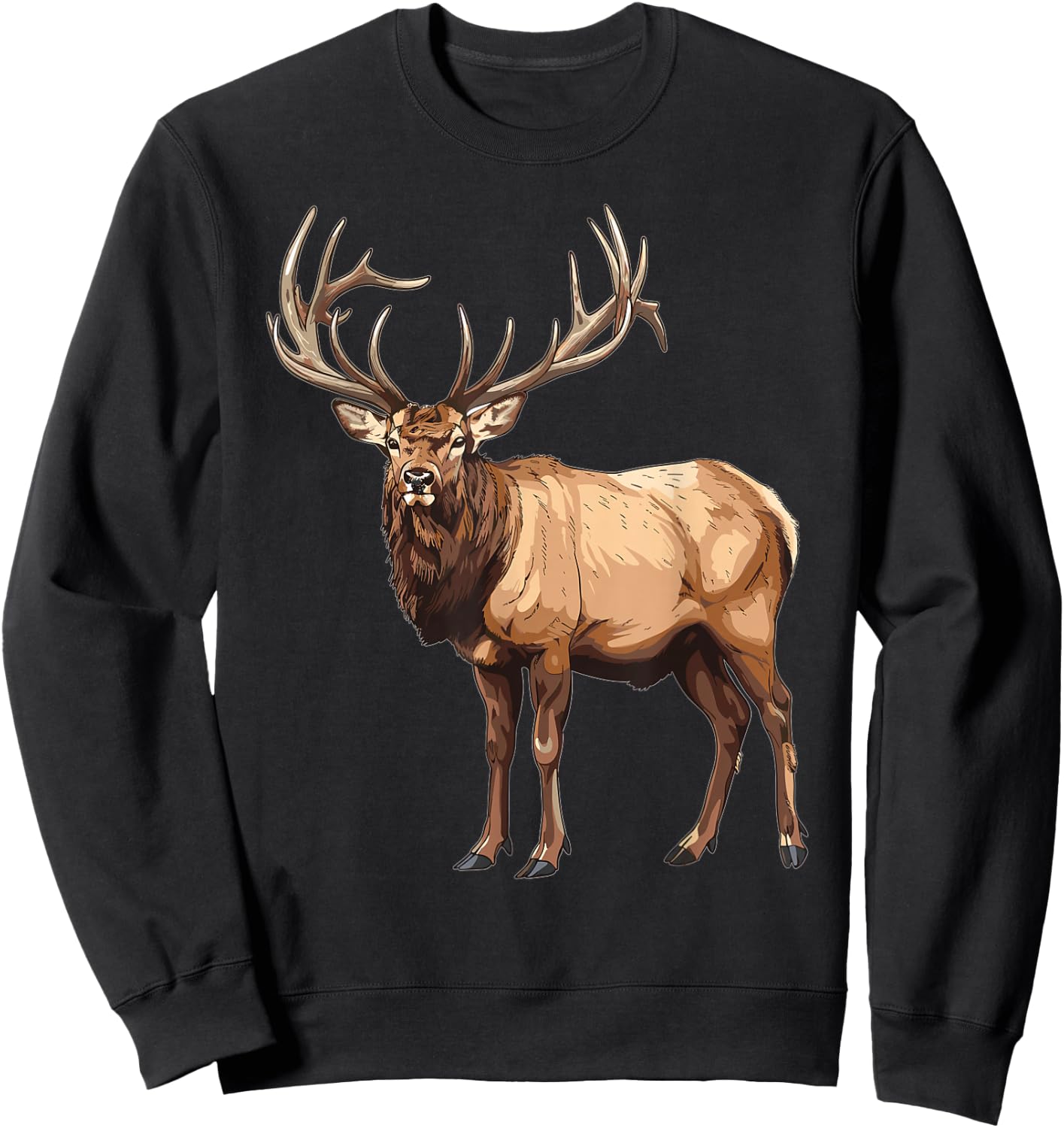Elks Elk Sweatshirt - Sweatshirt | Black