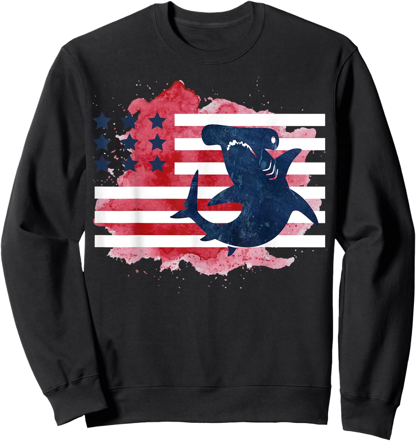 Hammerhead Shark Shirt Underwater Ocean Hammerhead Shark Sweatshirt - Sweatshirt | Black