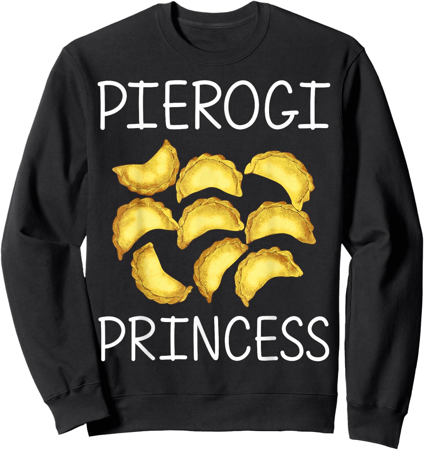 Cool Pierogi For Girls Kid Polish Food Dumpling Squad Poland Sweatshirt - Sweatshirt | Black