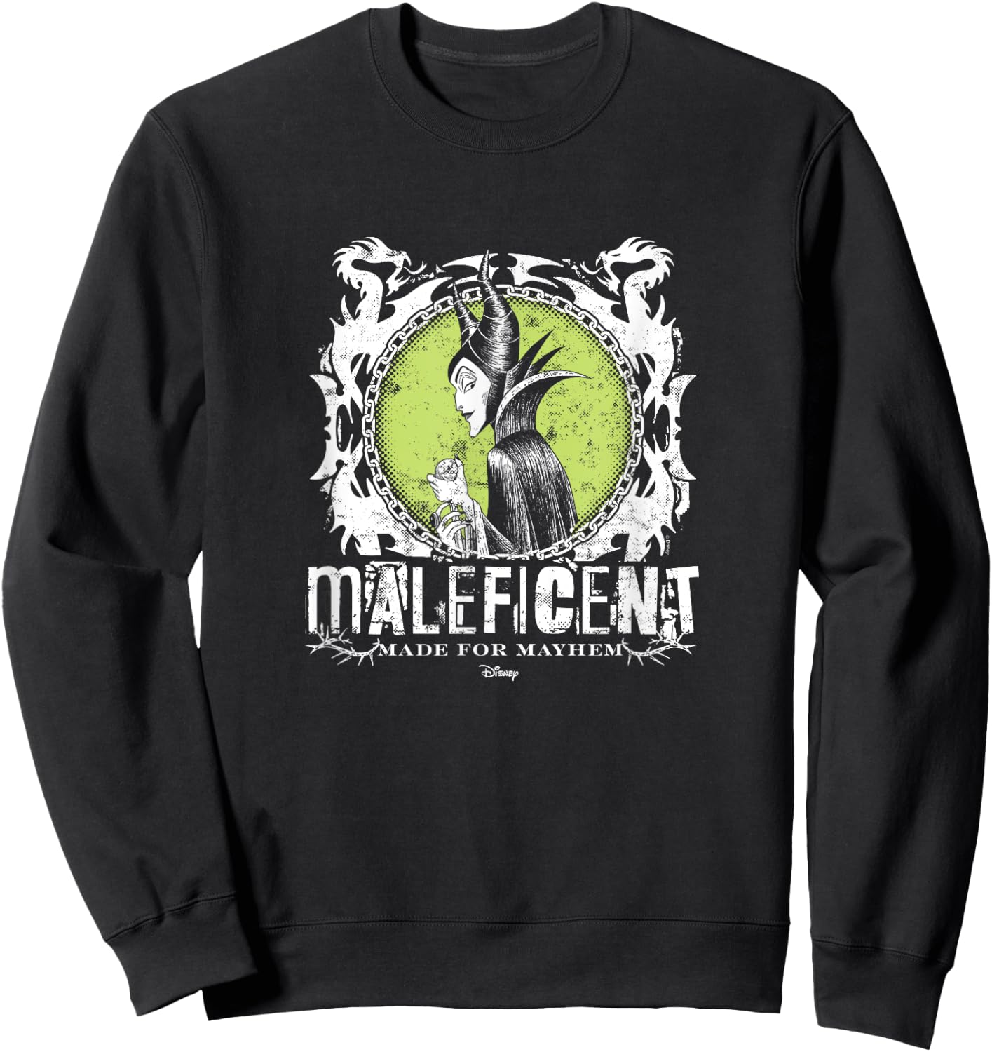 Disney Villains - Maleficent Made For Mayhem Sweatshirt - Sweatshirt | Black