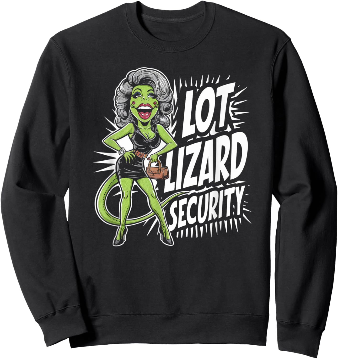 Lot Lizard Security Sweatshirt - Sweatshirt | Black