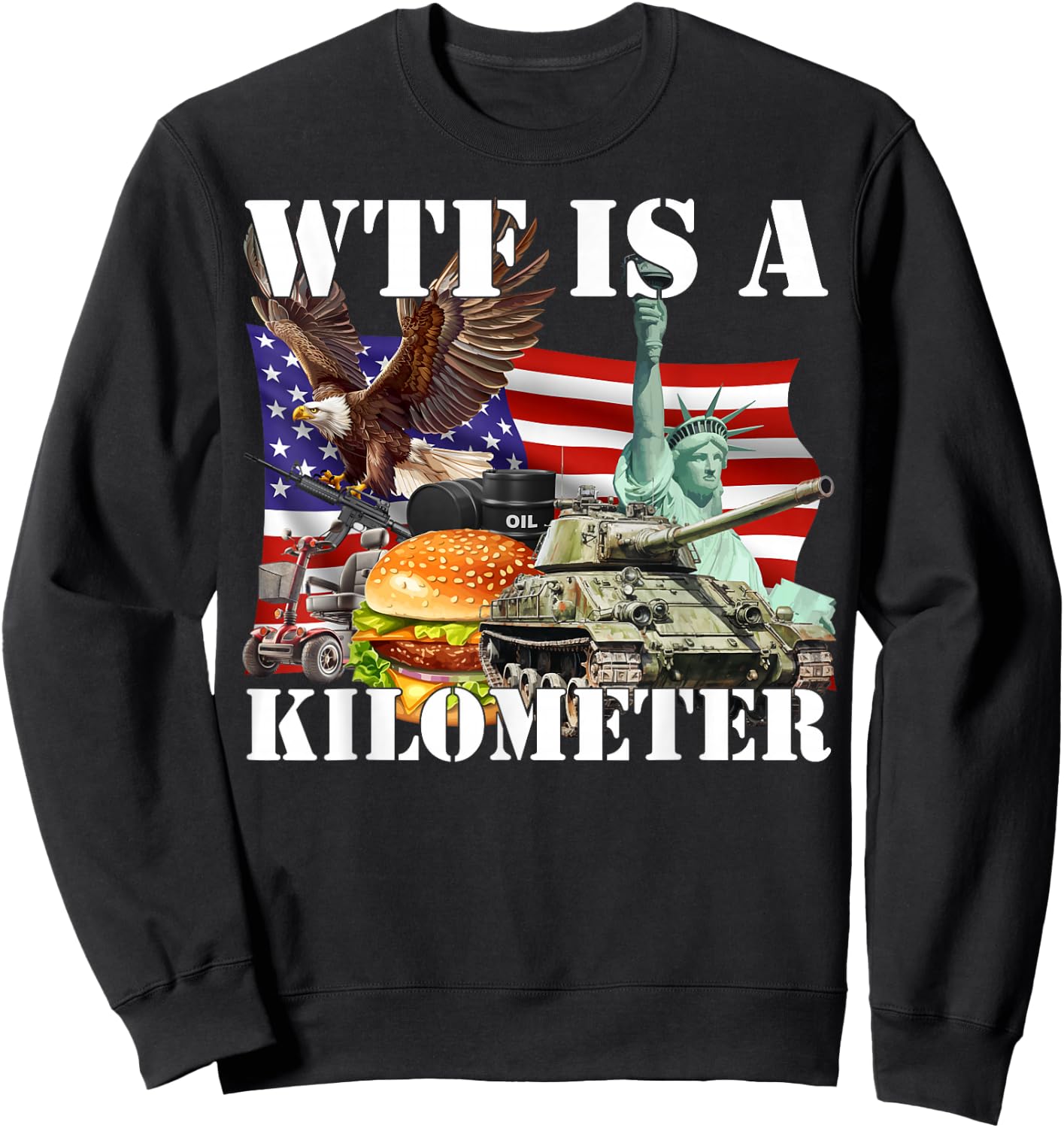 Wtf Is A Kilometer Sweatshirt - Sweatshirt | Black