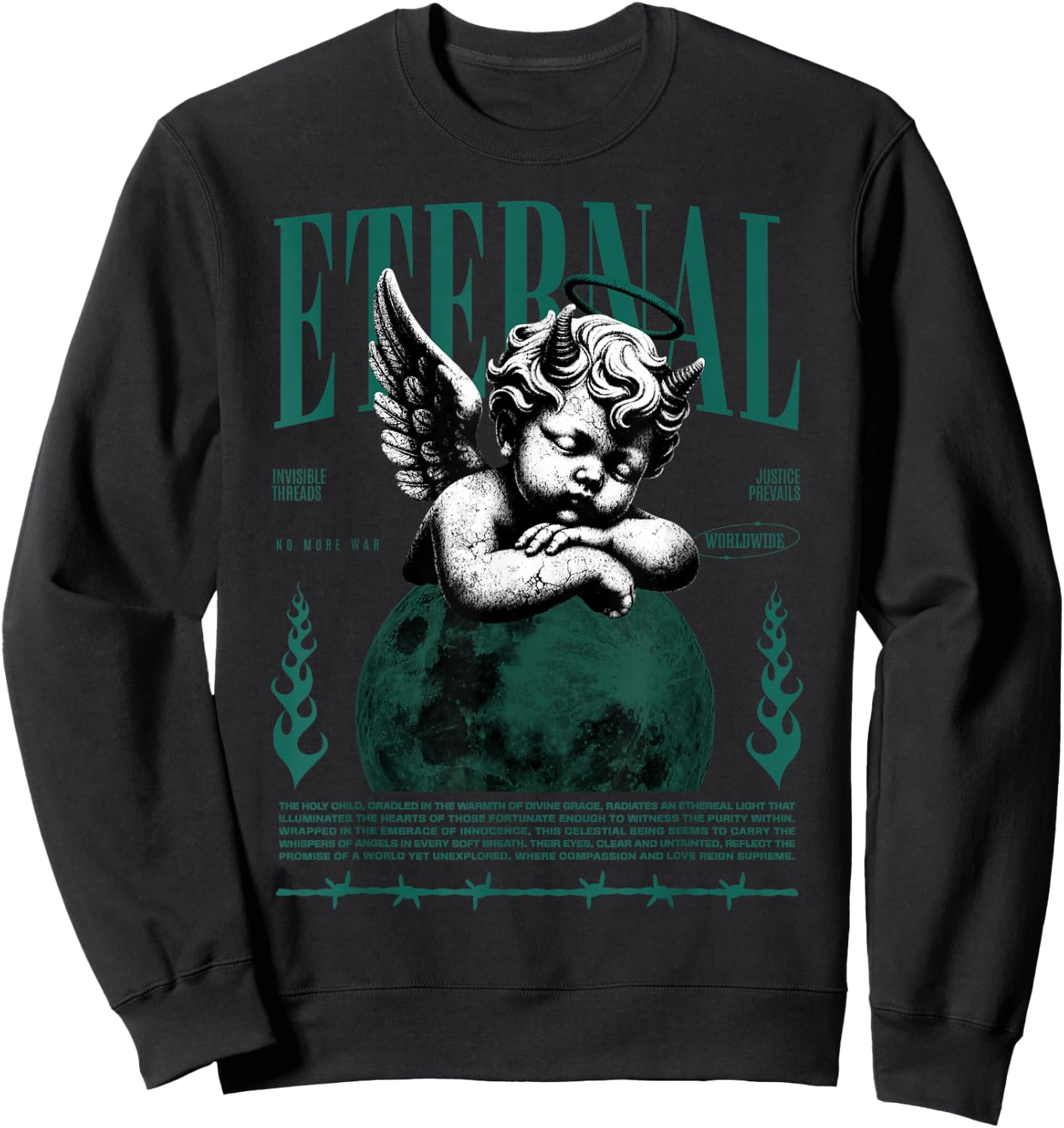 Eternal Oxidized Green 4s Matching Women Sweatshirt - Sweatshirt | Black