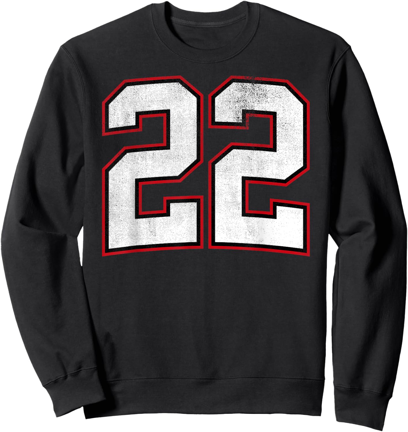 Number Twenty Two 22 Sweatshirt - Sweatshirt | Black