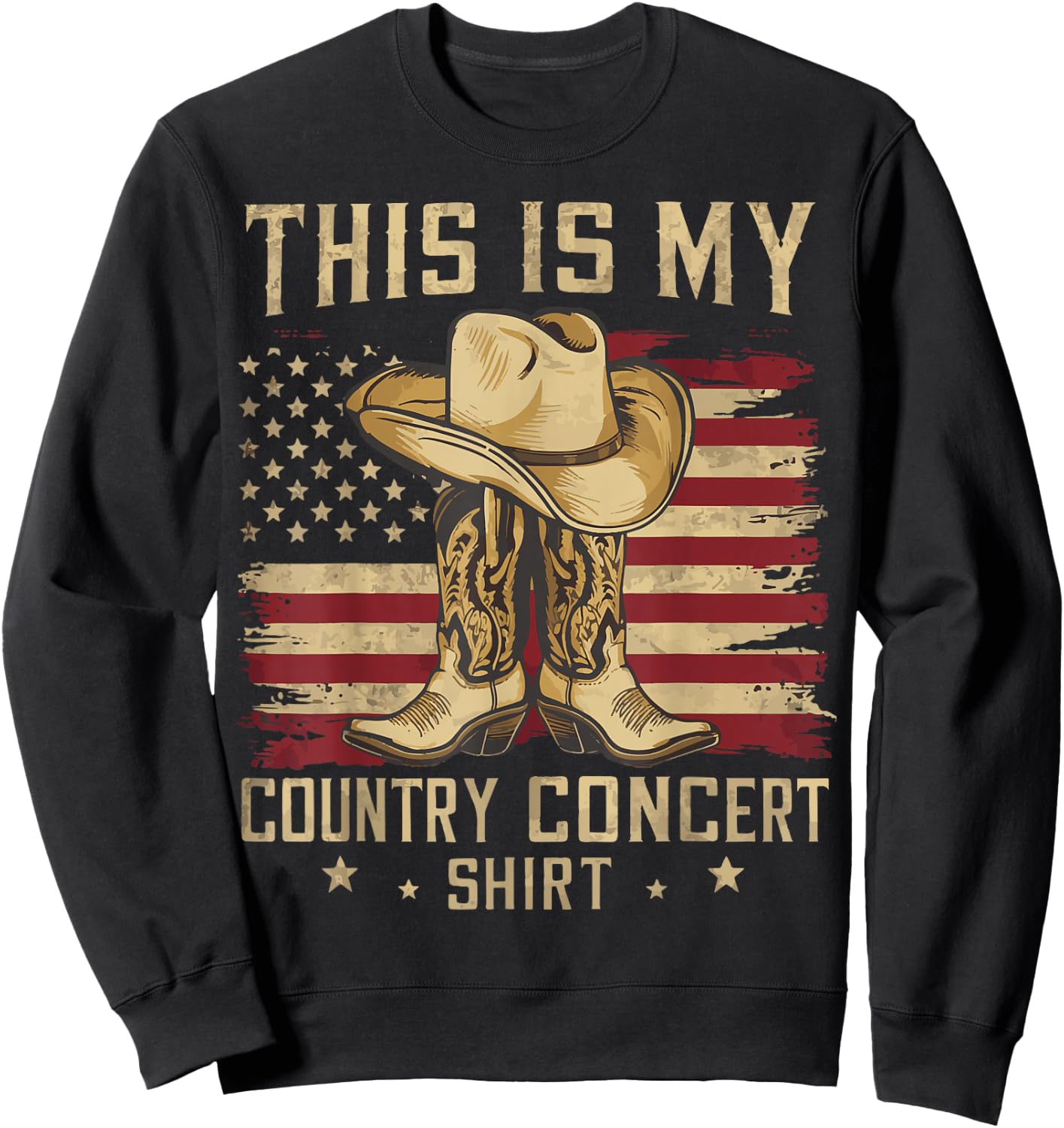 This is My Country Concert Sweatshirt - Sweatshirt | Black