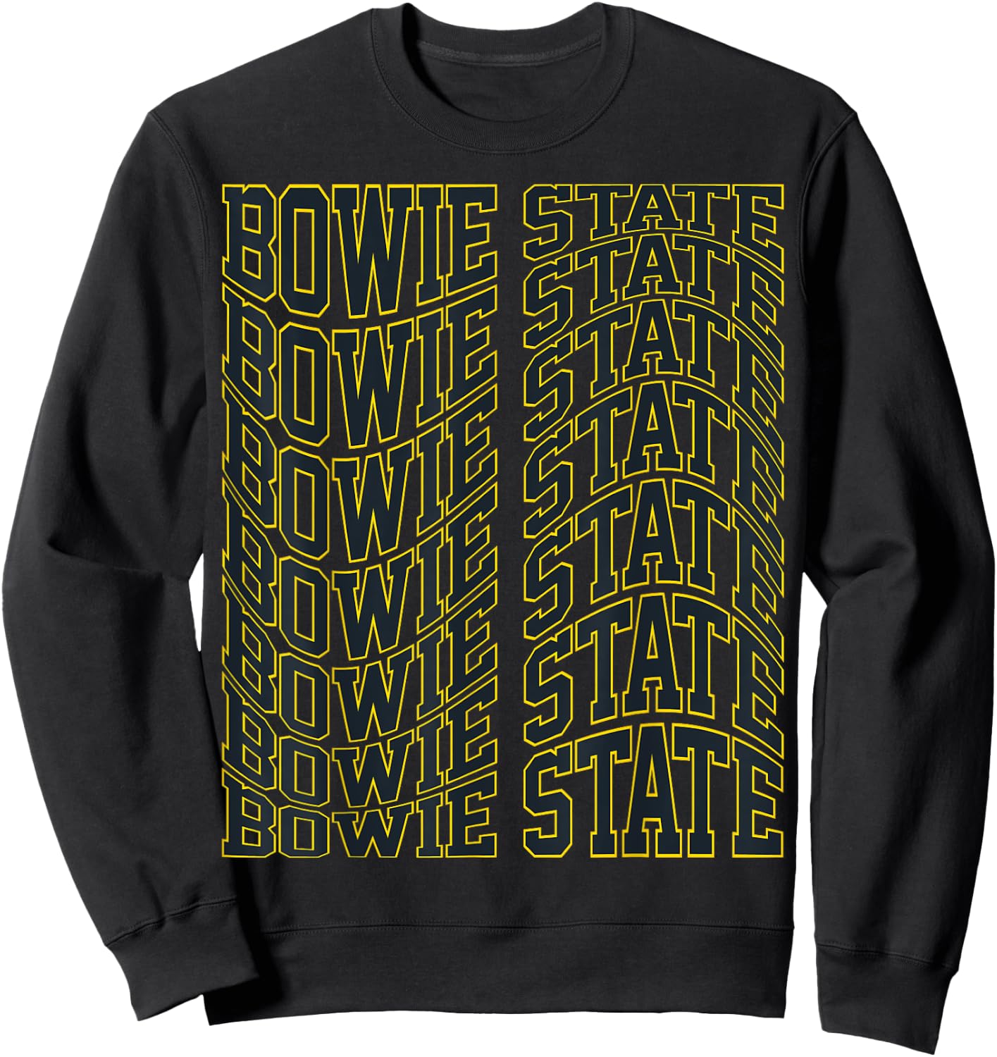 Vintage Bowie Retro State Vintage Study Era Sweatshirt - Sweatshirt | Black