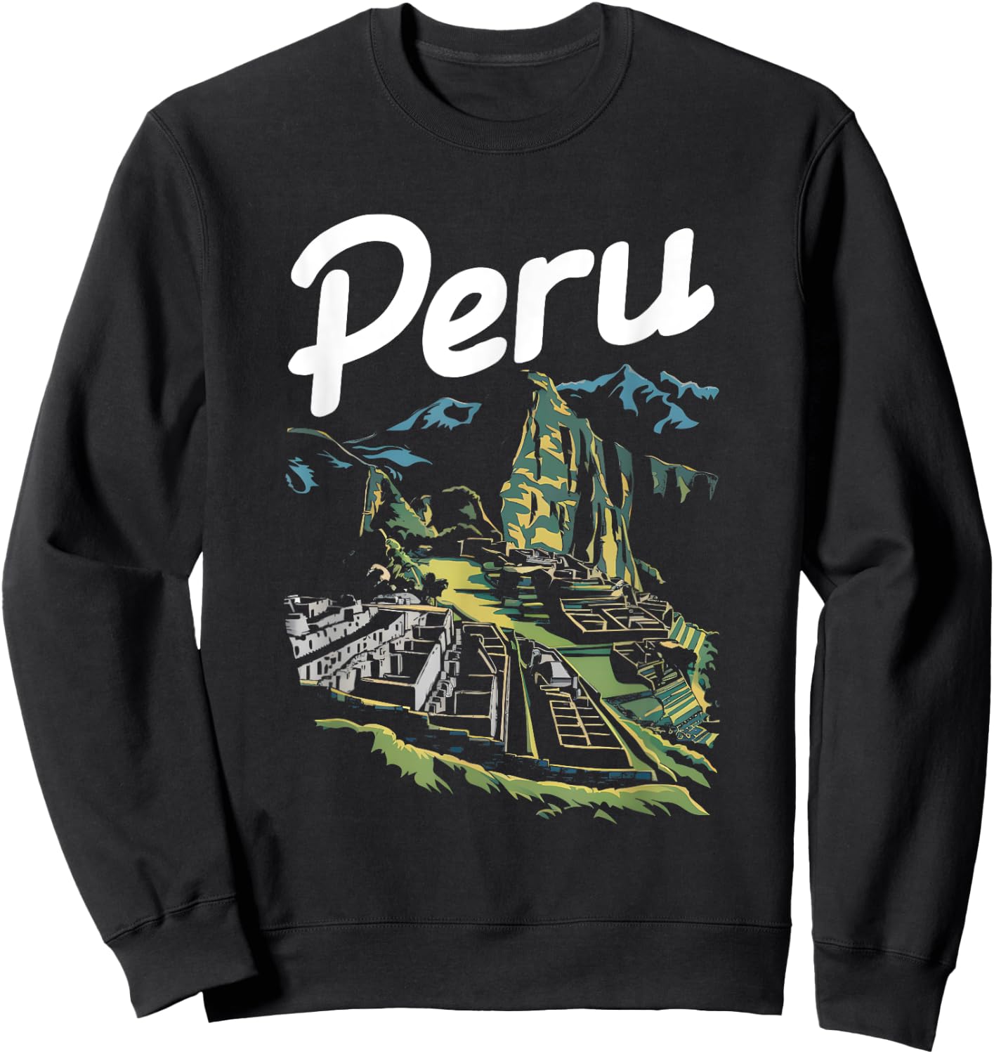 Peru Lover - Typical Peruvian Vacation Souvenir Sweatshirt - Sweatshirt | Black