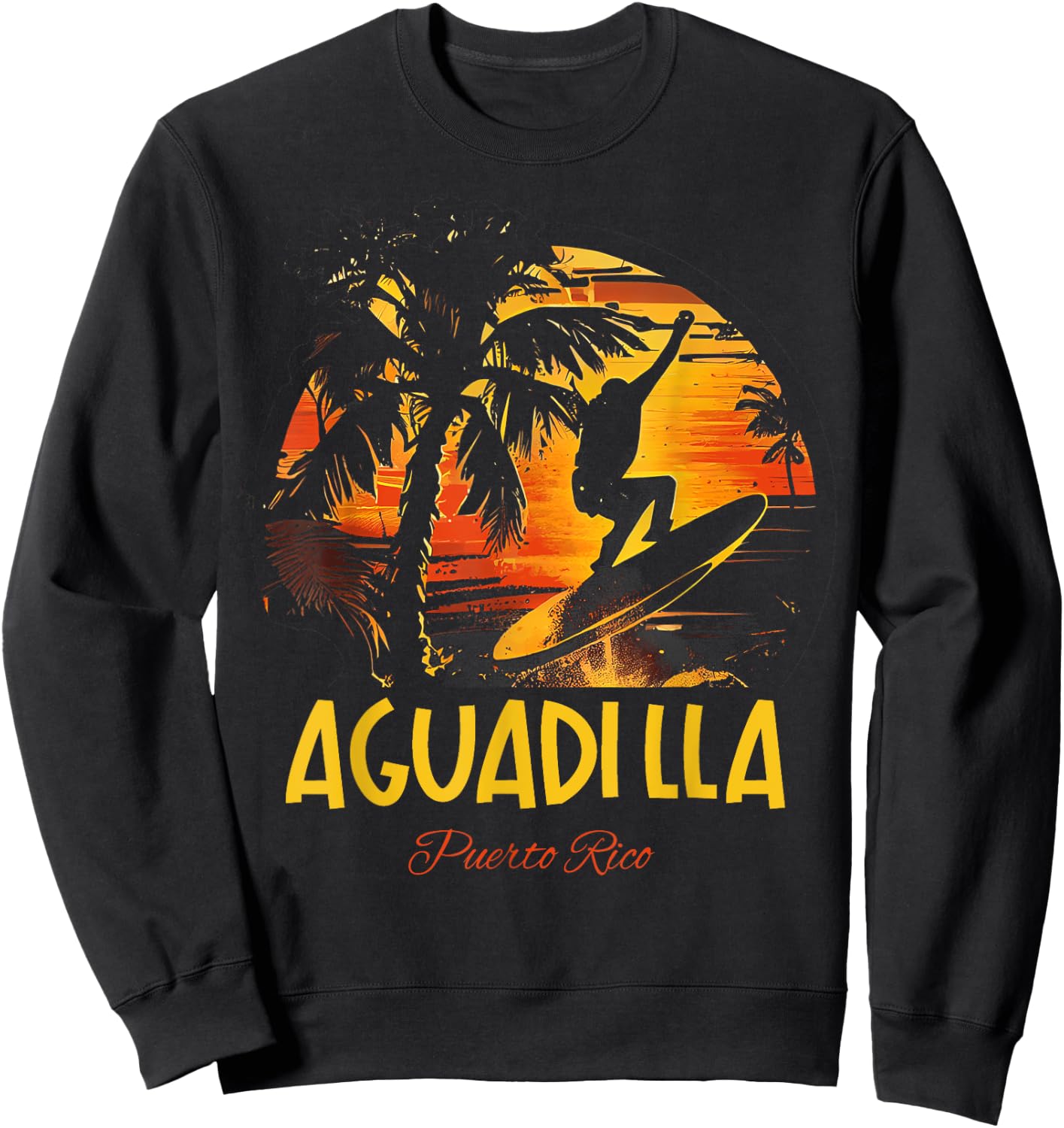 Aguadilla Puerto Rico Sweatshirt - Sweatshirt | Black