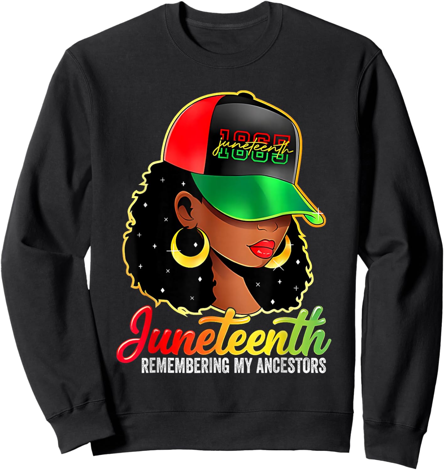 Juneteenth Remembering My Ancestors Black Women Juneteenth Sweatshirt - Sweatshirt | Black