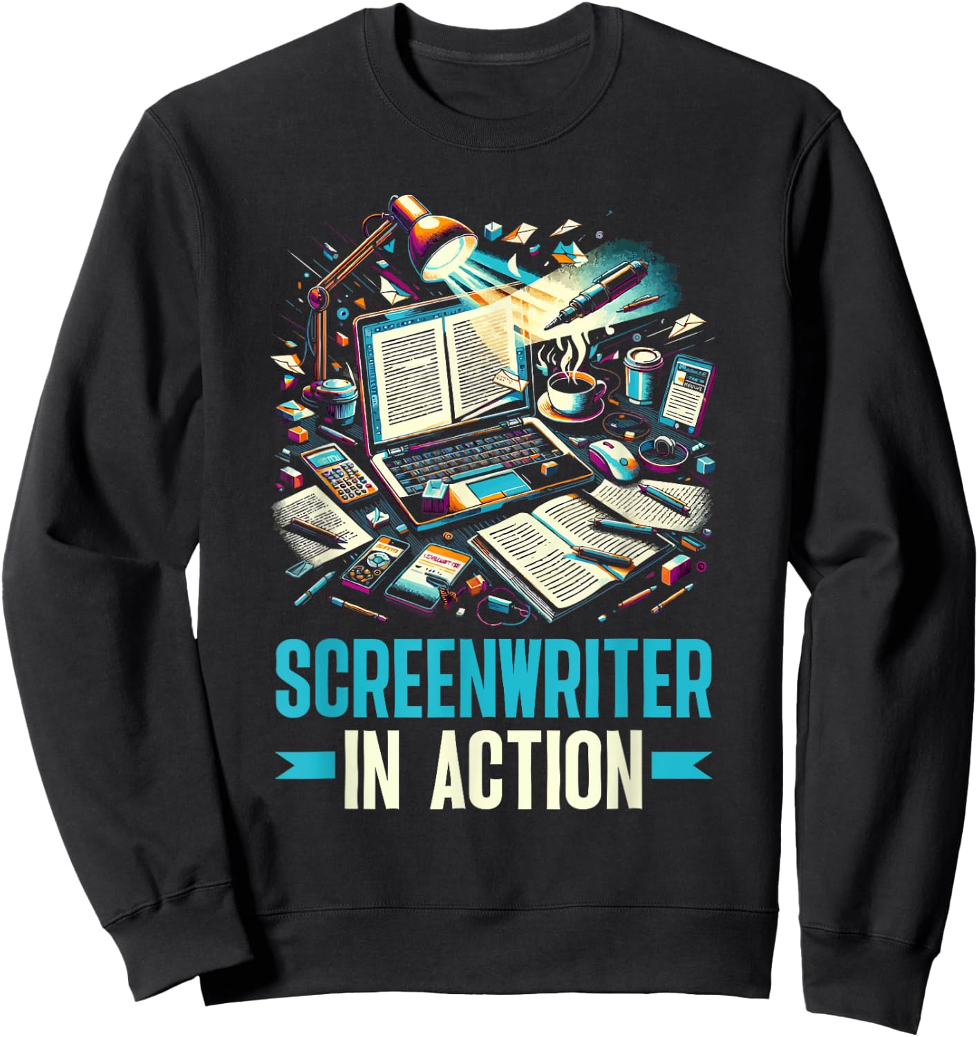 Screenwriter Script Writer Screenplay Screenwriting Sweatshirt - Sweatshirt | Black