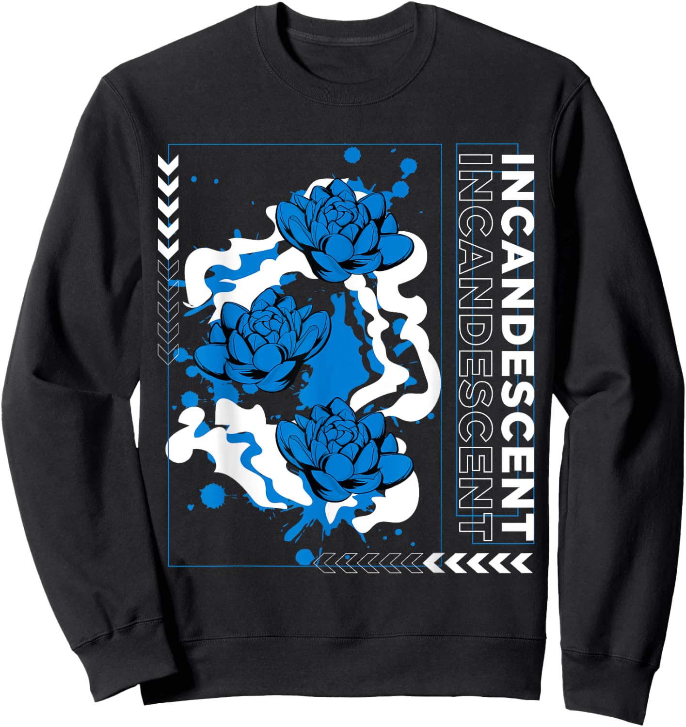 Incandescent Military Blue 4s Matching Women Sweatshirt - Sweatshirt | Black