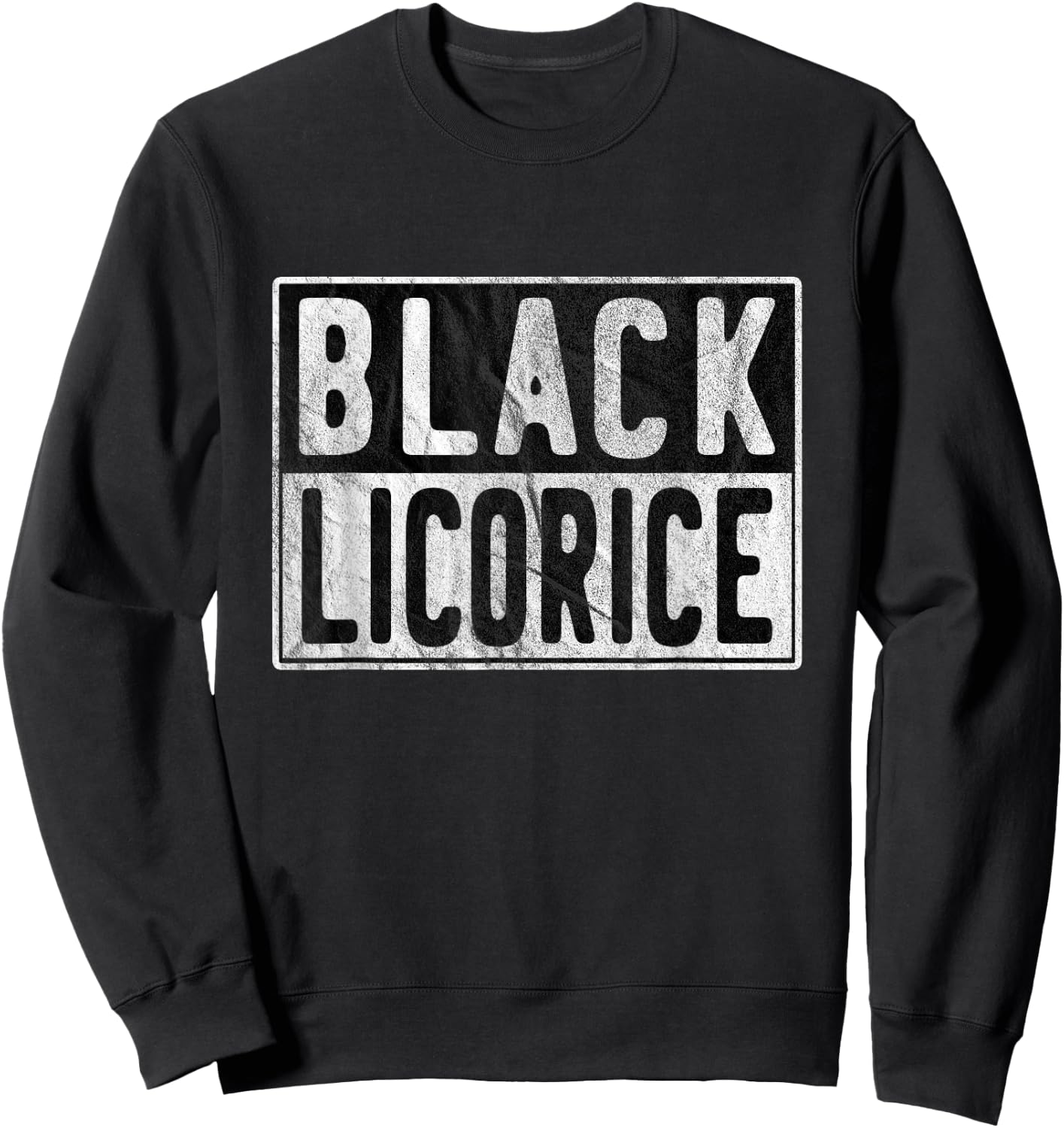 Black Licorice Sweatshirt - Sweatshirt | Black