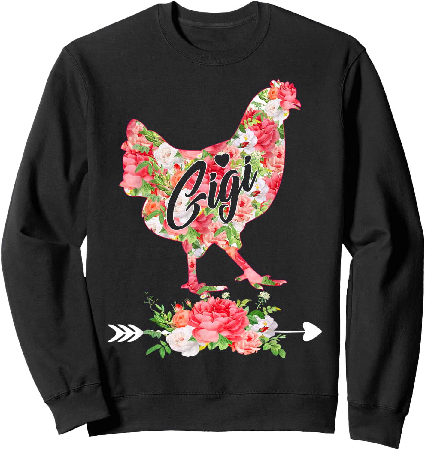 Funny Chicken Gigi Chicken Lover Mom Mommy Mothers Day Women Sweatshirt - Sweatshirt | Black