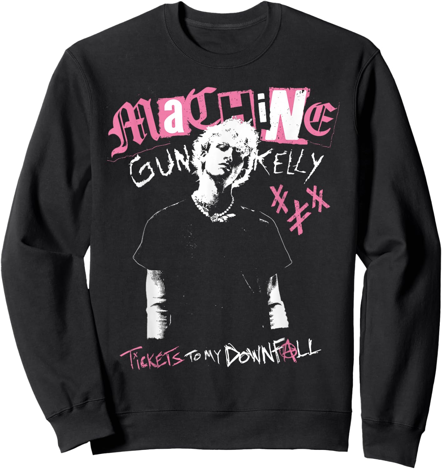 Official Machine Gun Kelly Tickets To My Downfall Sweatshirt - Sweatshirt | Black