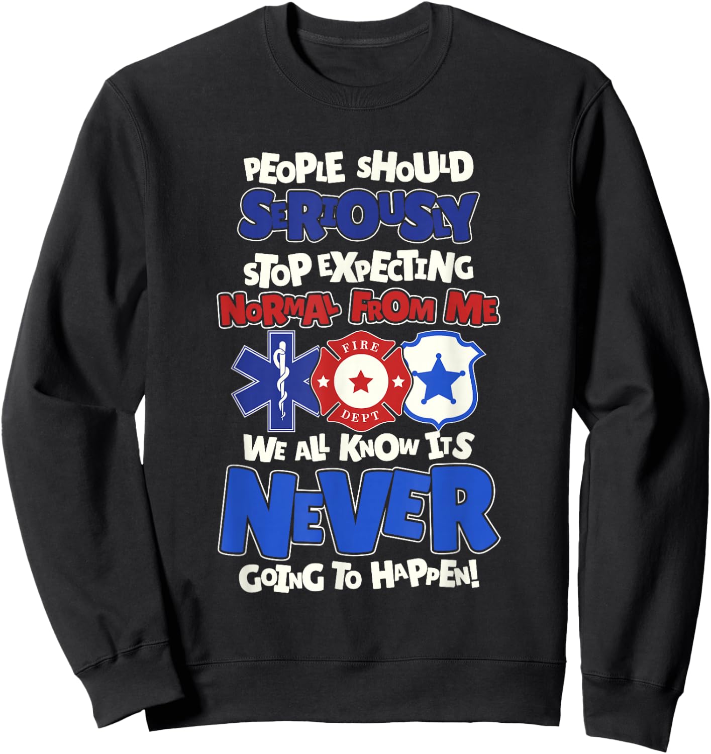 Paramedic Emergency Paramedic Paramedic Sweatshirt - Sweatshirt | Black