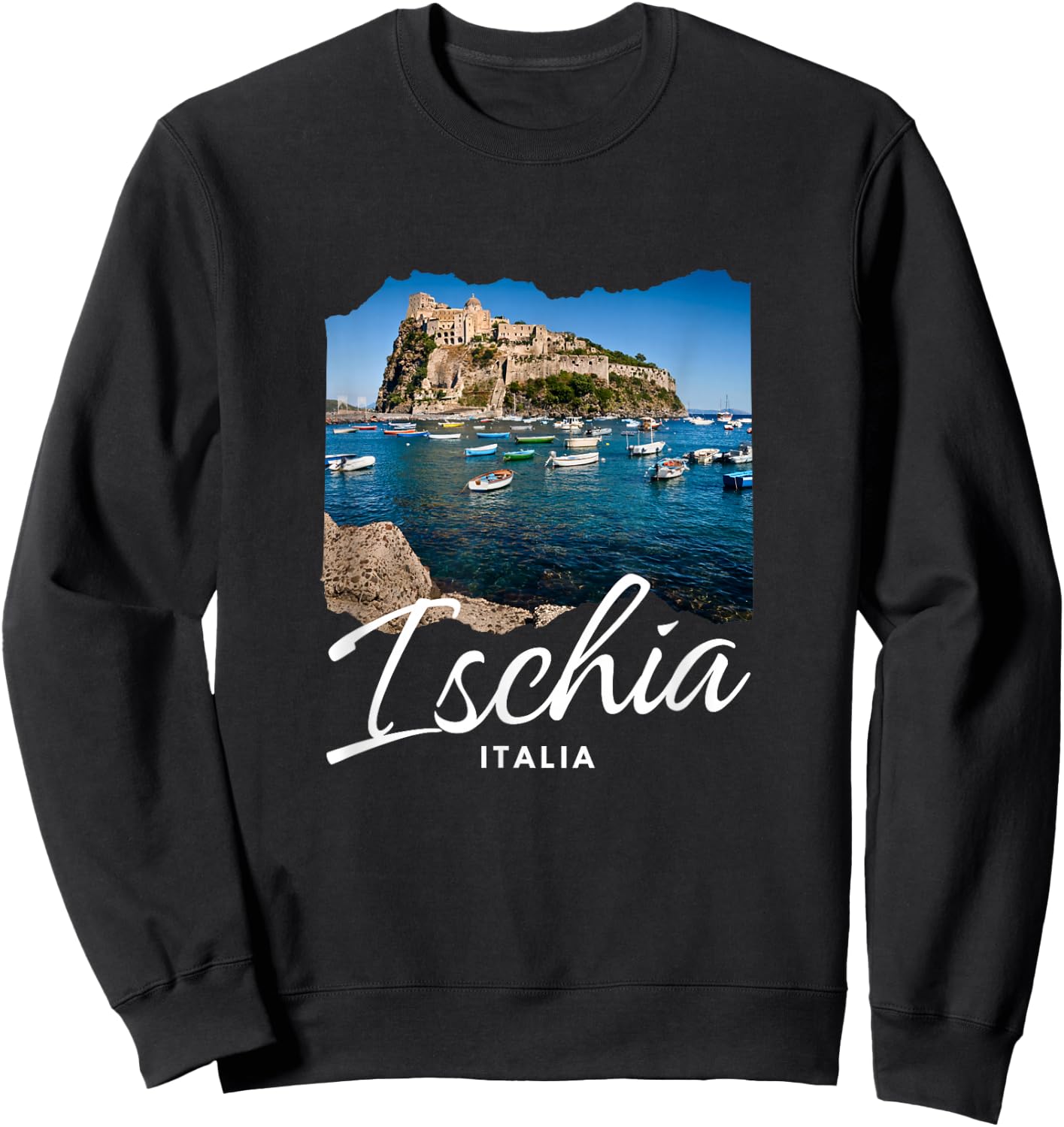 Ischia Italy Souvenir / Ischia Sweatshirt - Sweatshirt | Black