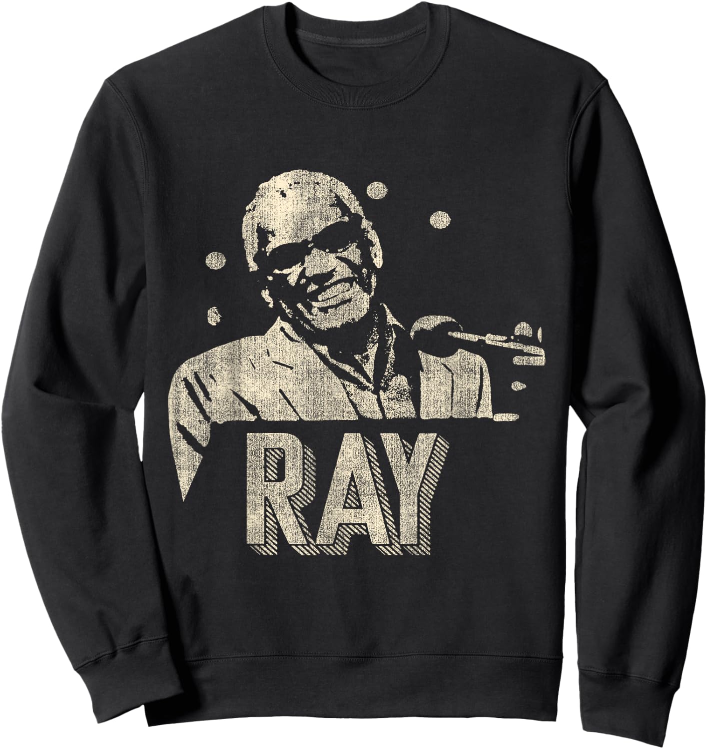 Ray Charles - Ray One Color Sweatshirt - Sweatshirt | Black
