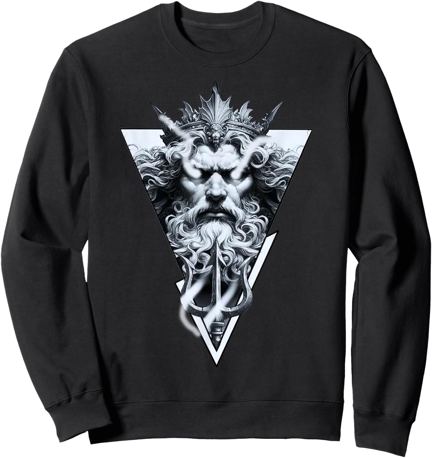 Poseidon King of the Sea Sweatshirt - Sweatshirt | Black