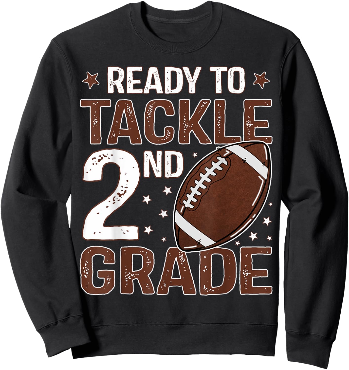 Ready To Tackle Second Grade First Day Of 2nd Grade Boys Sweatshirt - Sweatshirt | Black