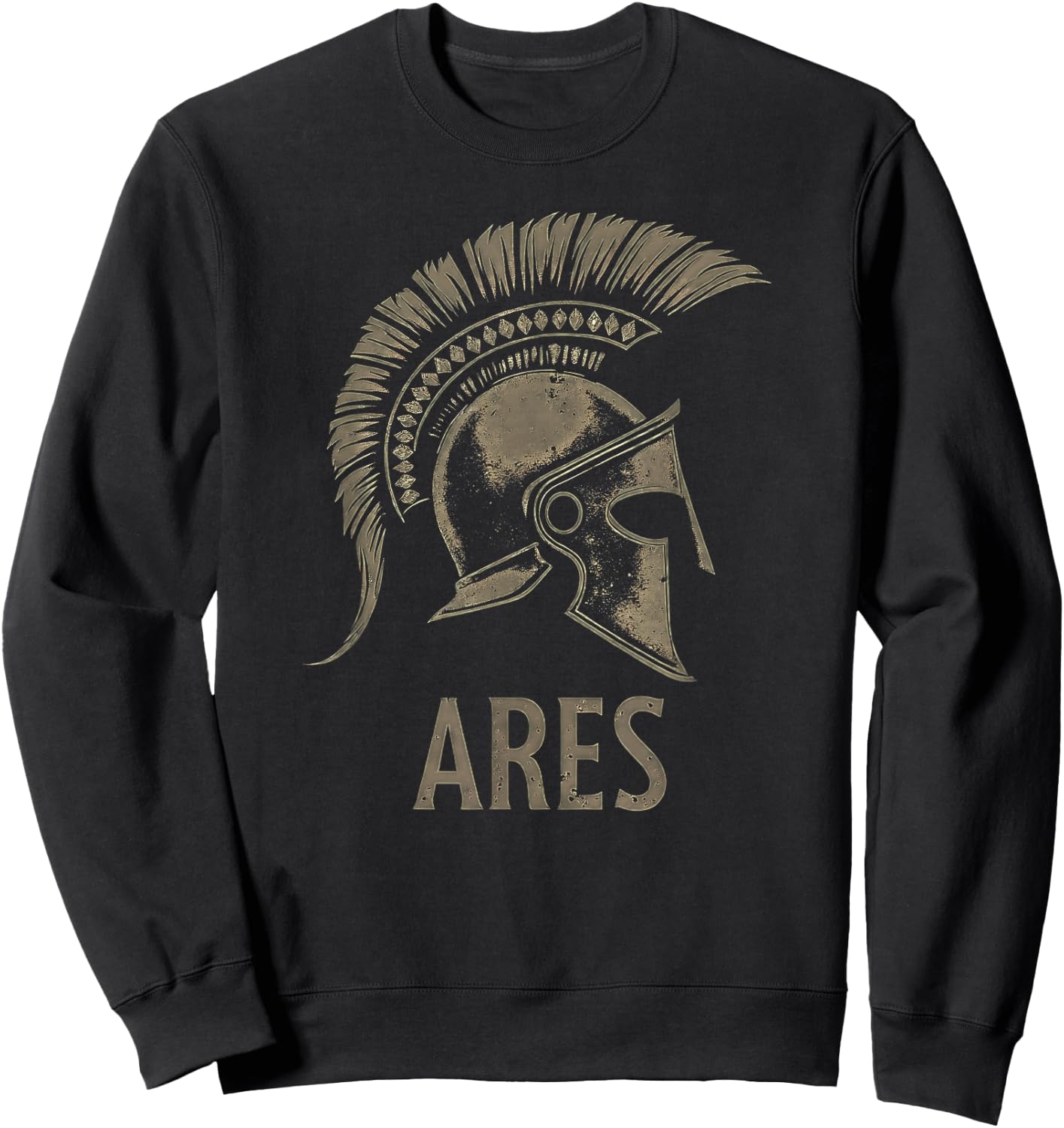 Ares Ancient Greek God Symbol Sweatshirt - Sweatshirt | Black