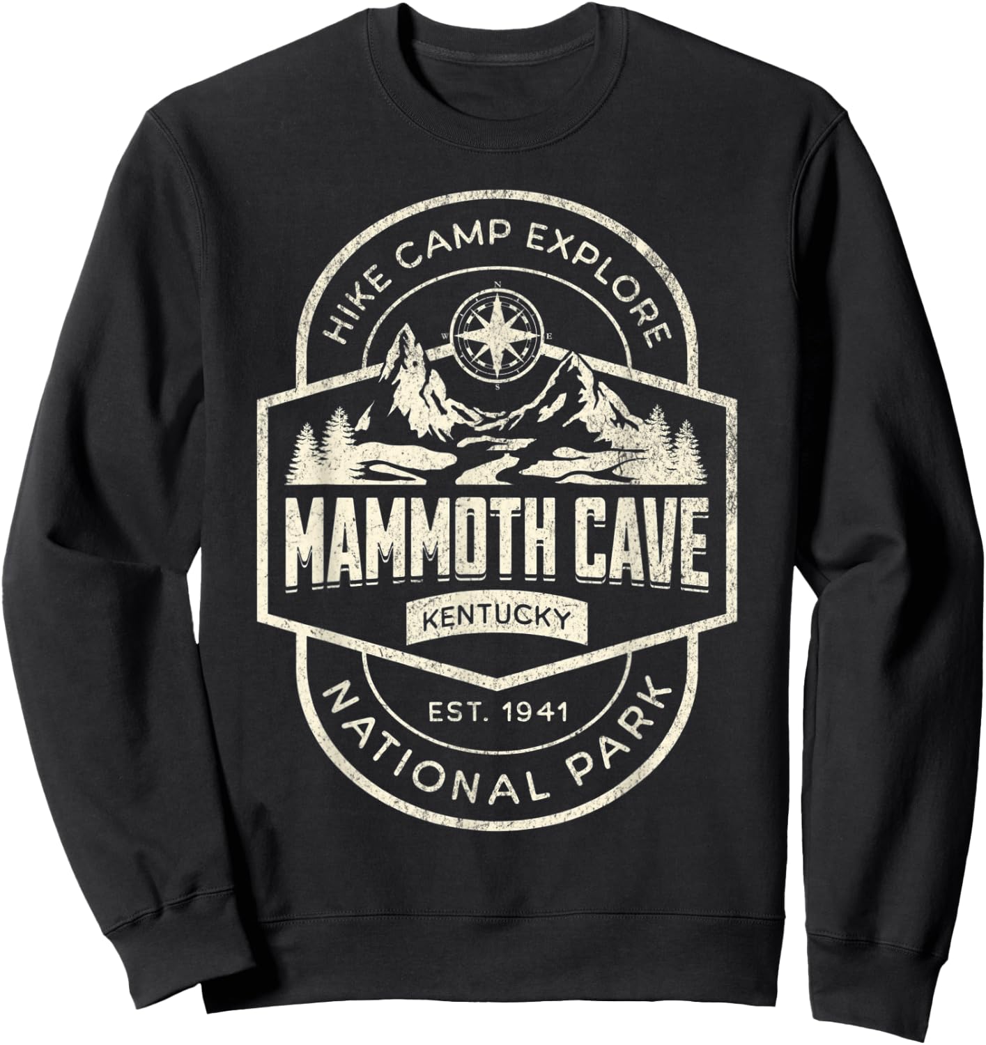 Mammoth Cave National Park Sweatshirt - Sweatshirt | Black