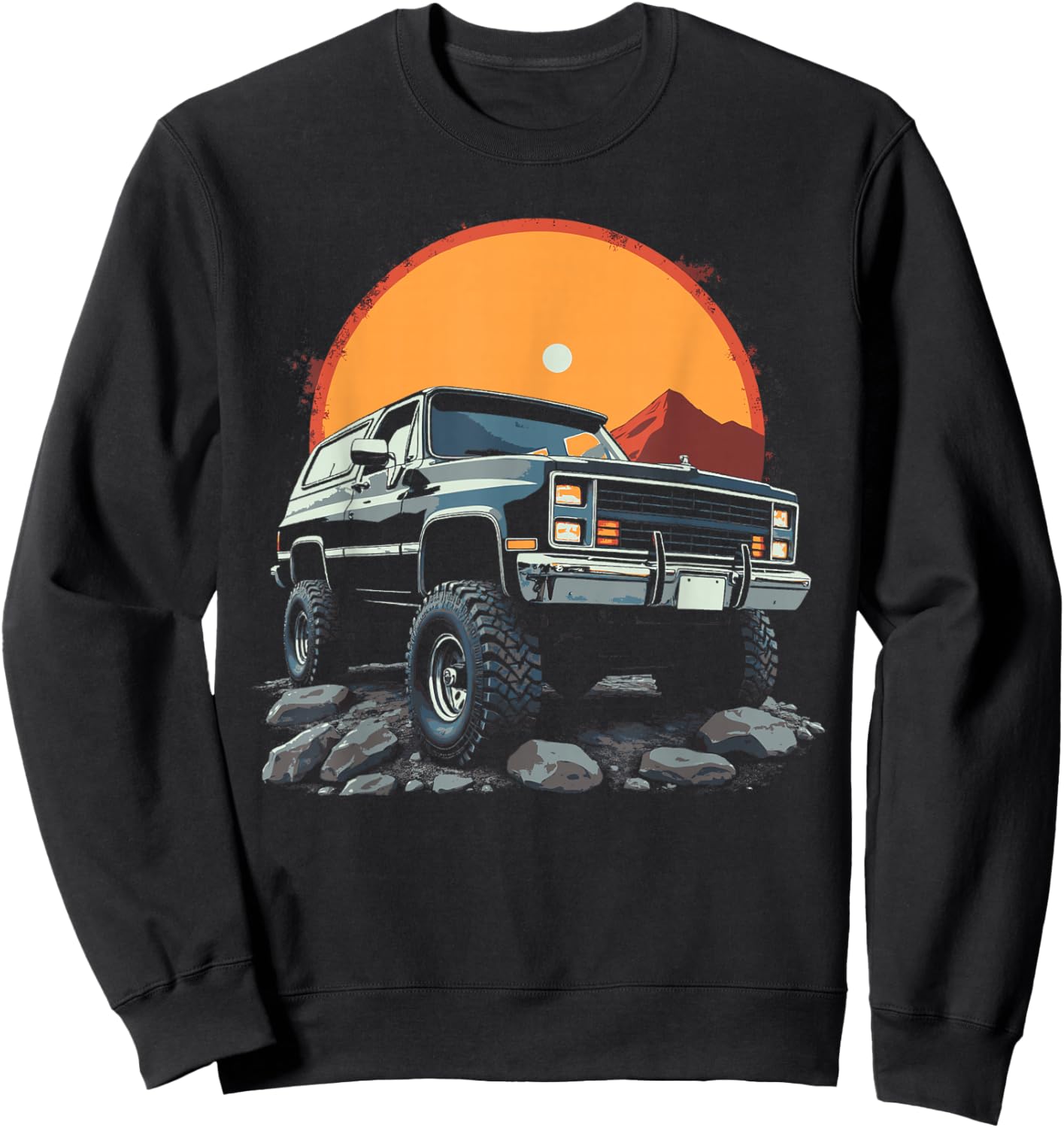 1985 Second Generation Squarebody K5 Blaze Truck 4x4 Jimmy Sweatshirt - Sweatshirt | Black