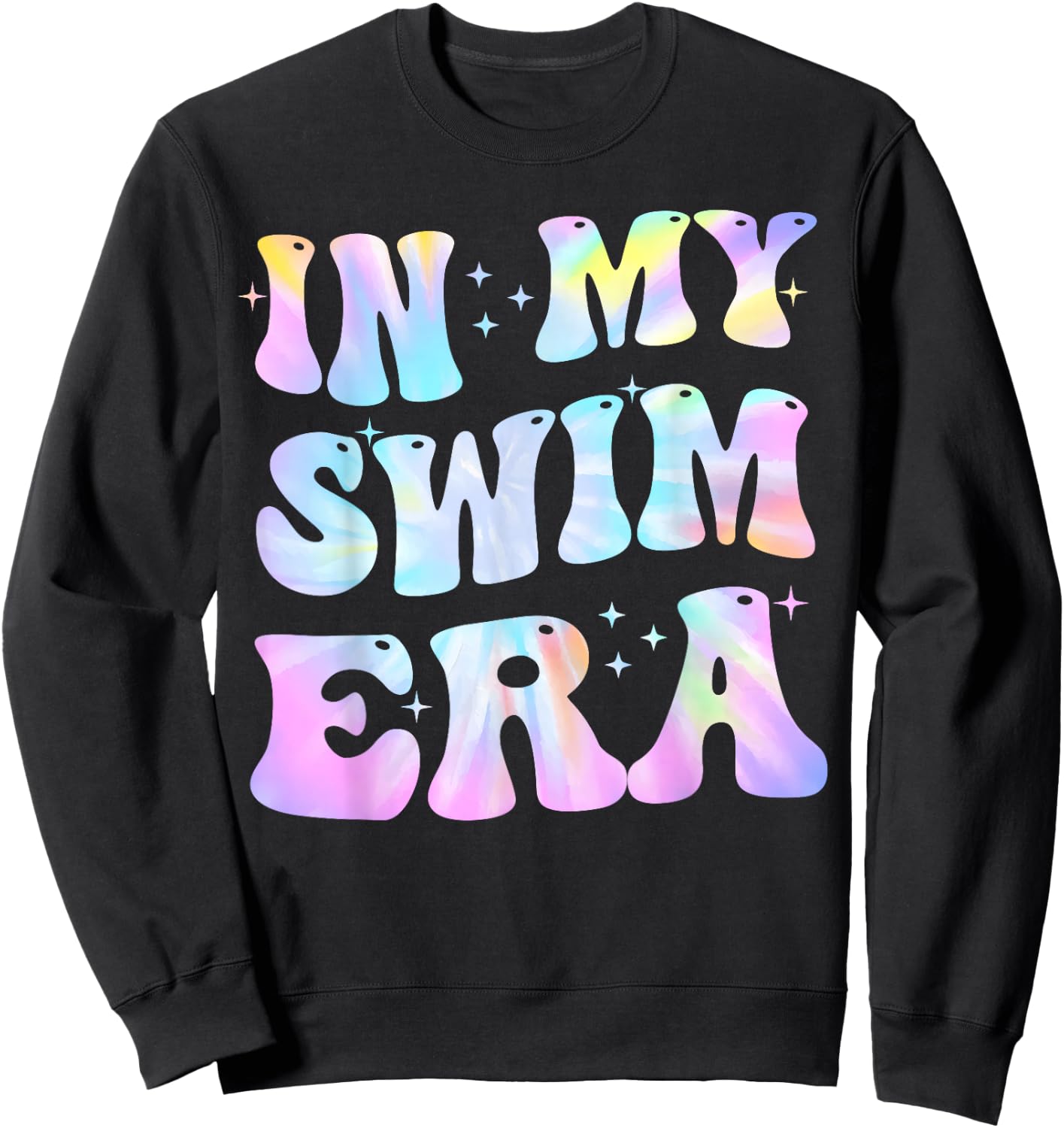 Retro In My Swim Era Swimming Swimmers Women Men Kids Sweatshirt - Sweatshirt | Black