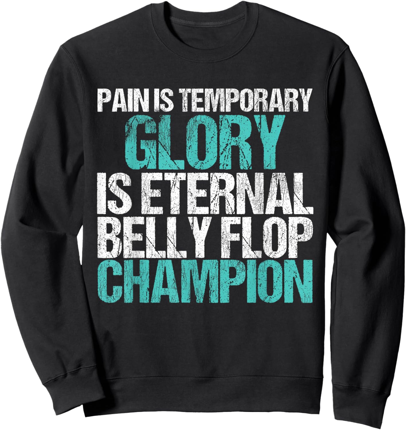 Belly Flop Belly Flop Champion Belly Flop Shirt Men Sweatshirt - Sweatshirt | Black