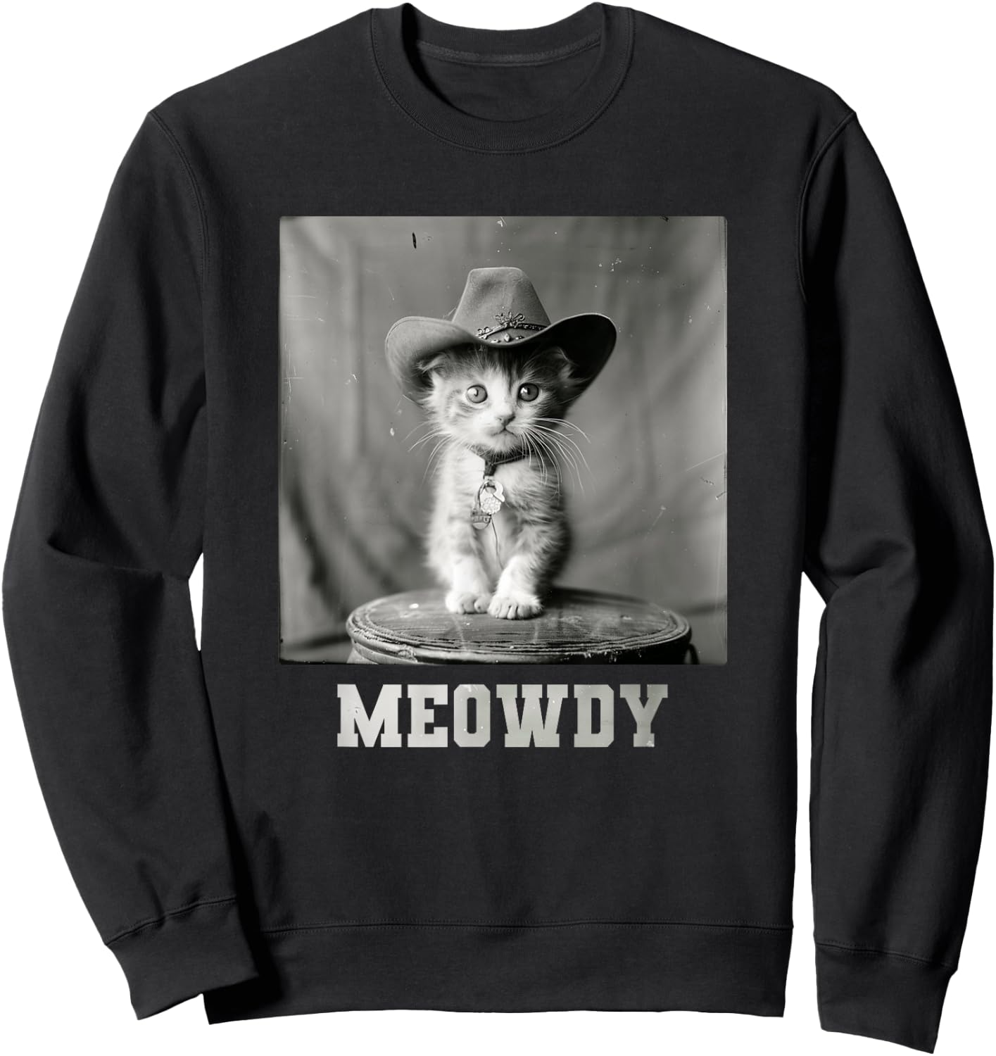 Funny Cat Sweatshirt - Sweatshirt | Black