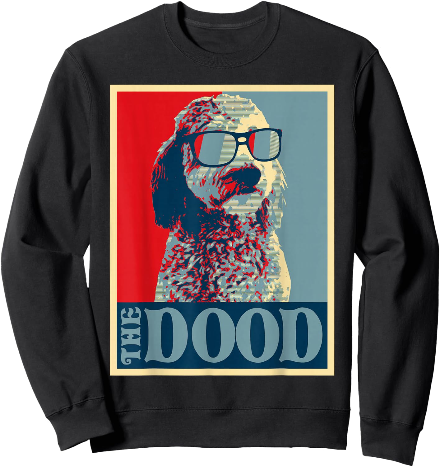 The Dood Goldendoodle - Doodle Mom and Dood Dad Gift Sweatshirt - Sweatshirt | Black