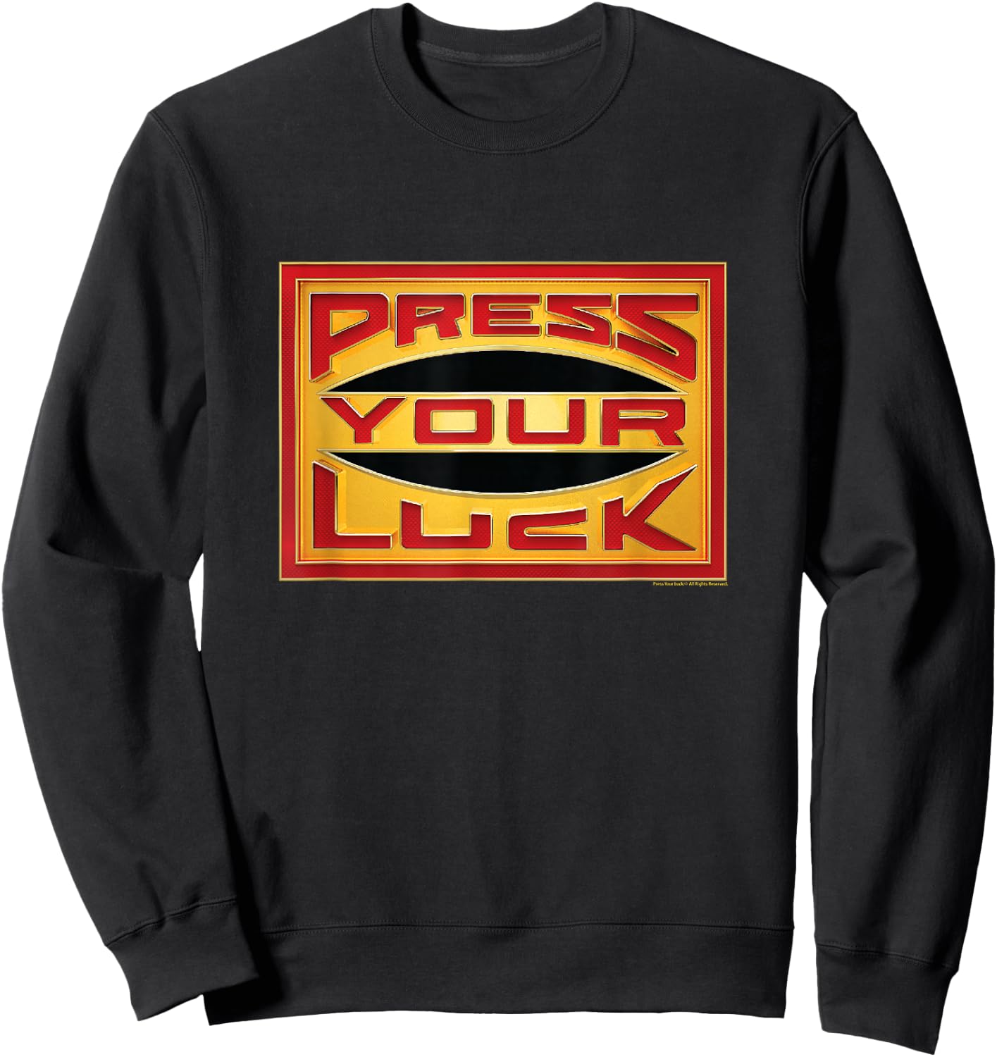 Press Your Luck - Press Your Luck Logo Sweatshirt - Sweatshirt | Black