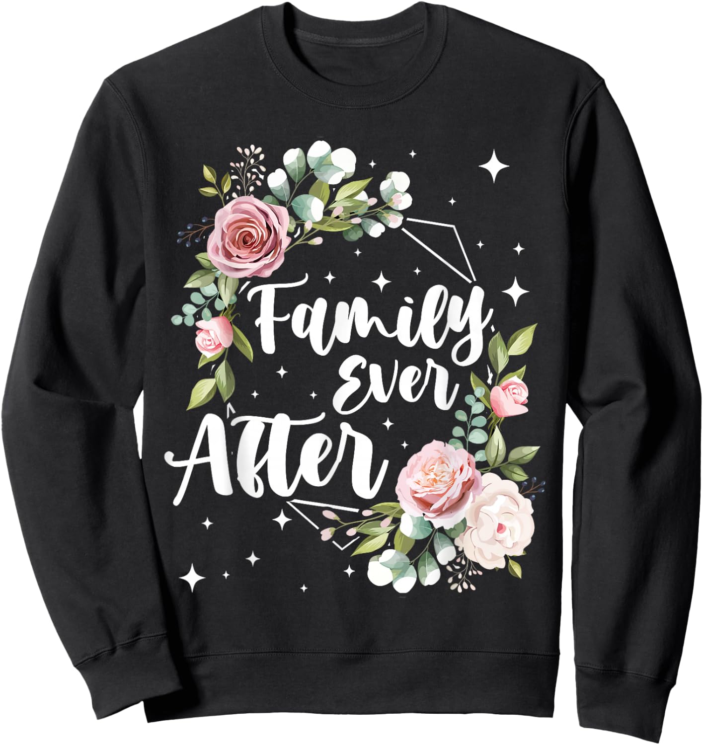 Family Ever After. Adopt Adoption Family as Gotcha Day Sweatshirt - Sweatshirt | Black