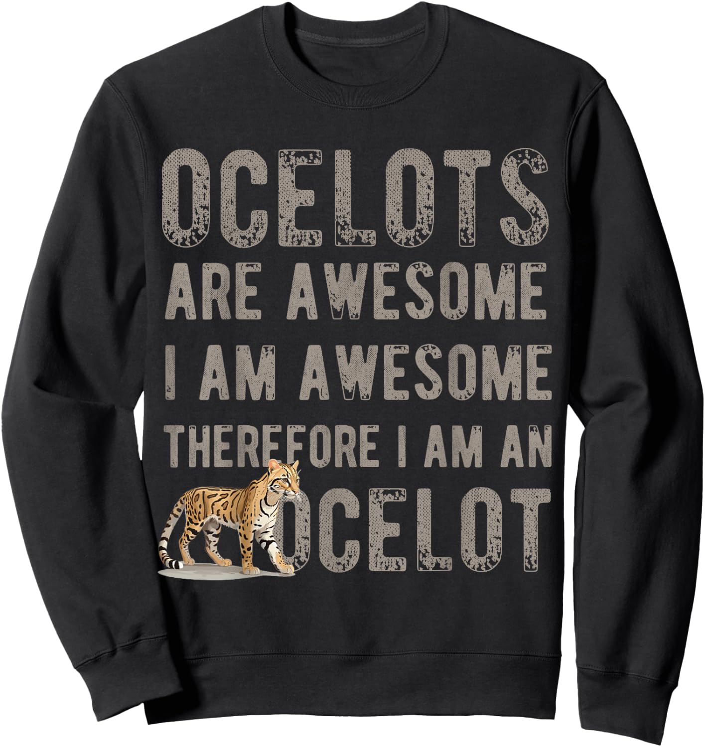 Ocelot Shirt Ocelot Lover Ocelots Sweatshirt - Sweatshirt | Black