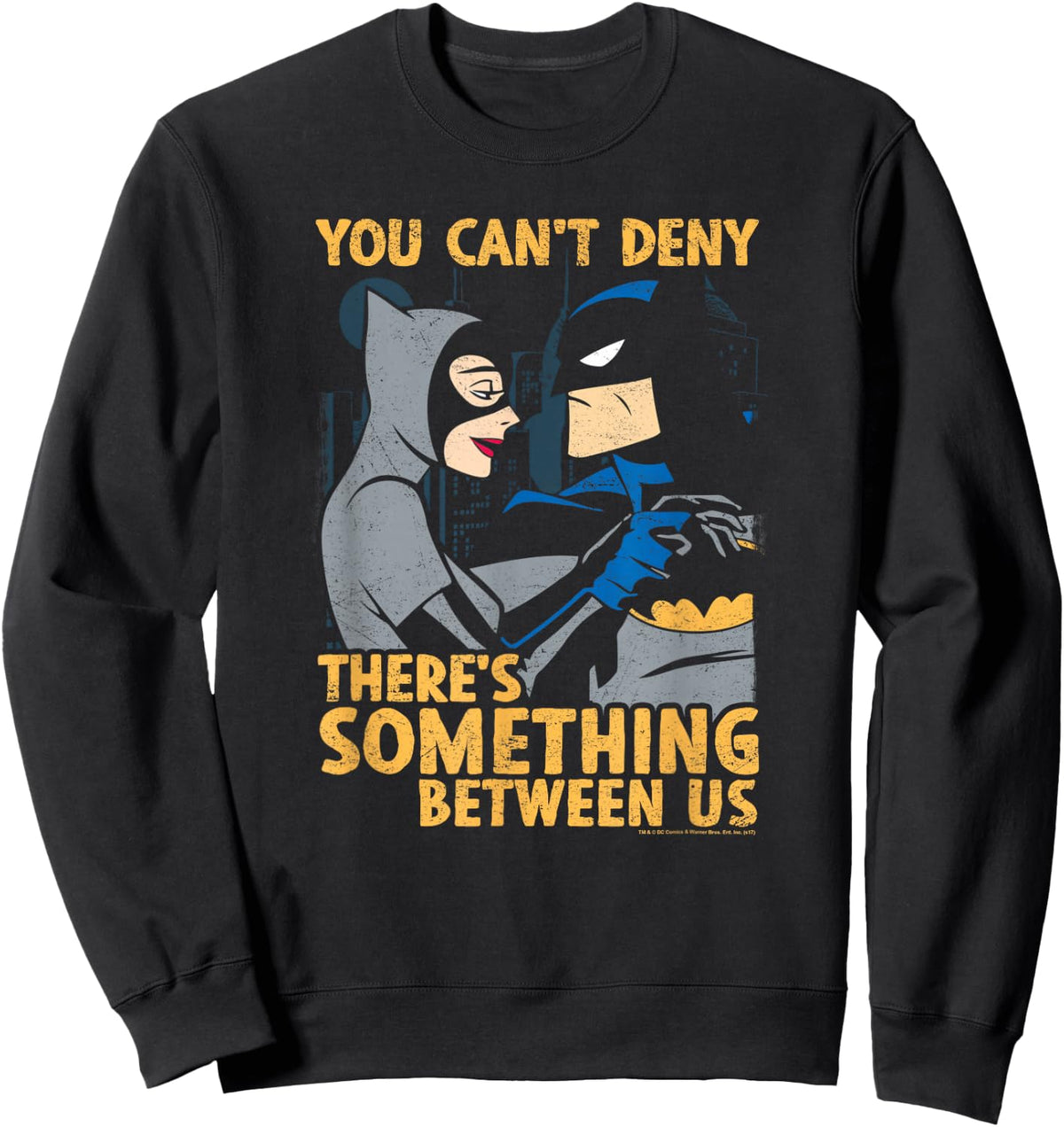 Batman: The Animated Series Catwoman Between Us Sweatshirt - Sweatshirt | Black